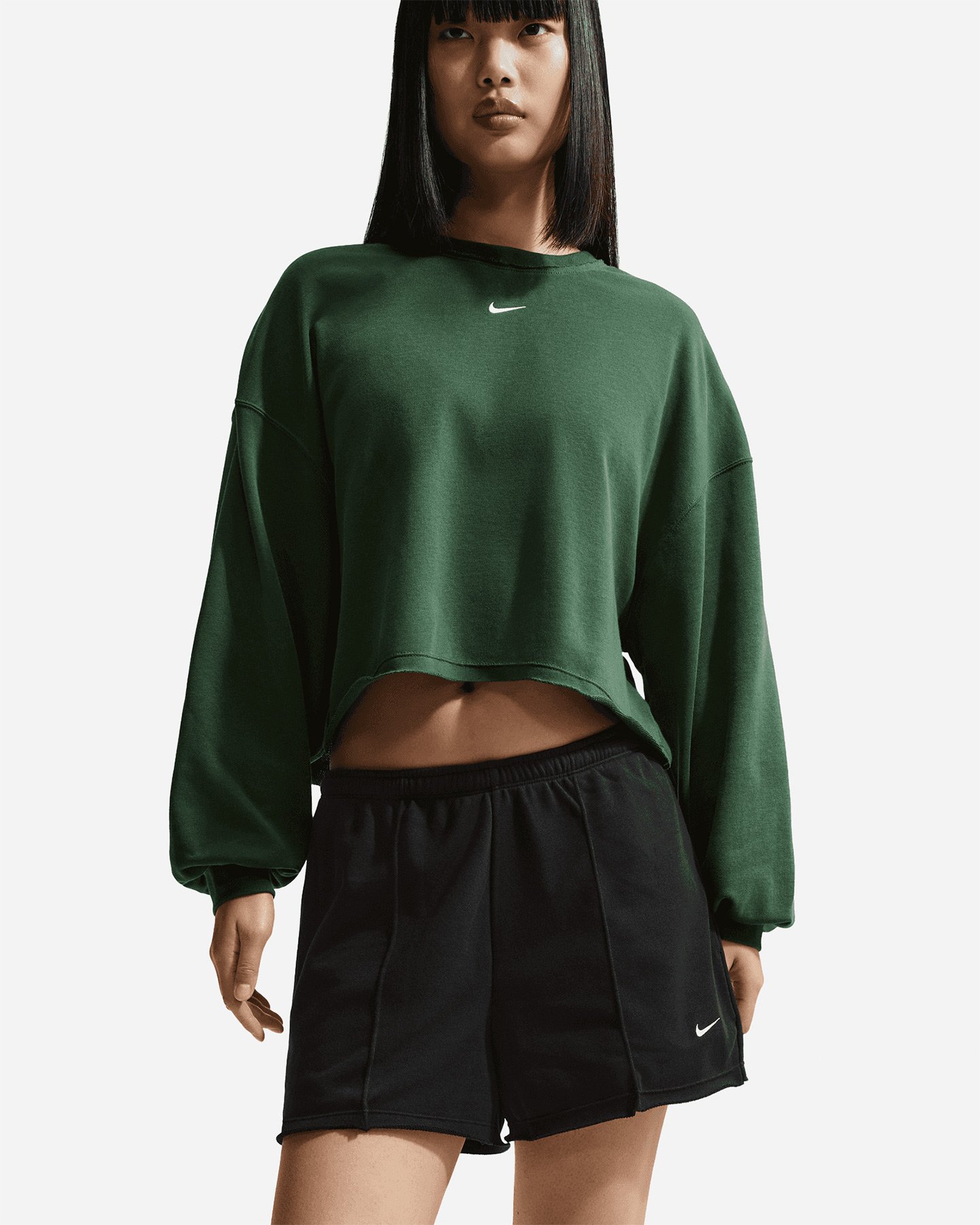 Pantaloncini NIKE CHILL SMALL LOGO W - Nero - 3 | Cisalfa Sport