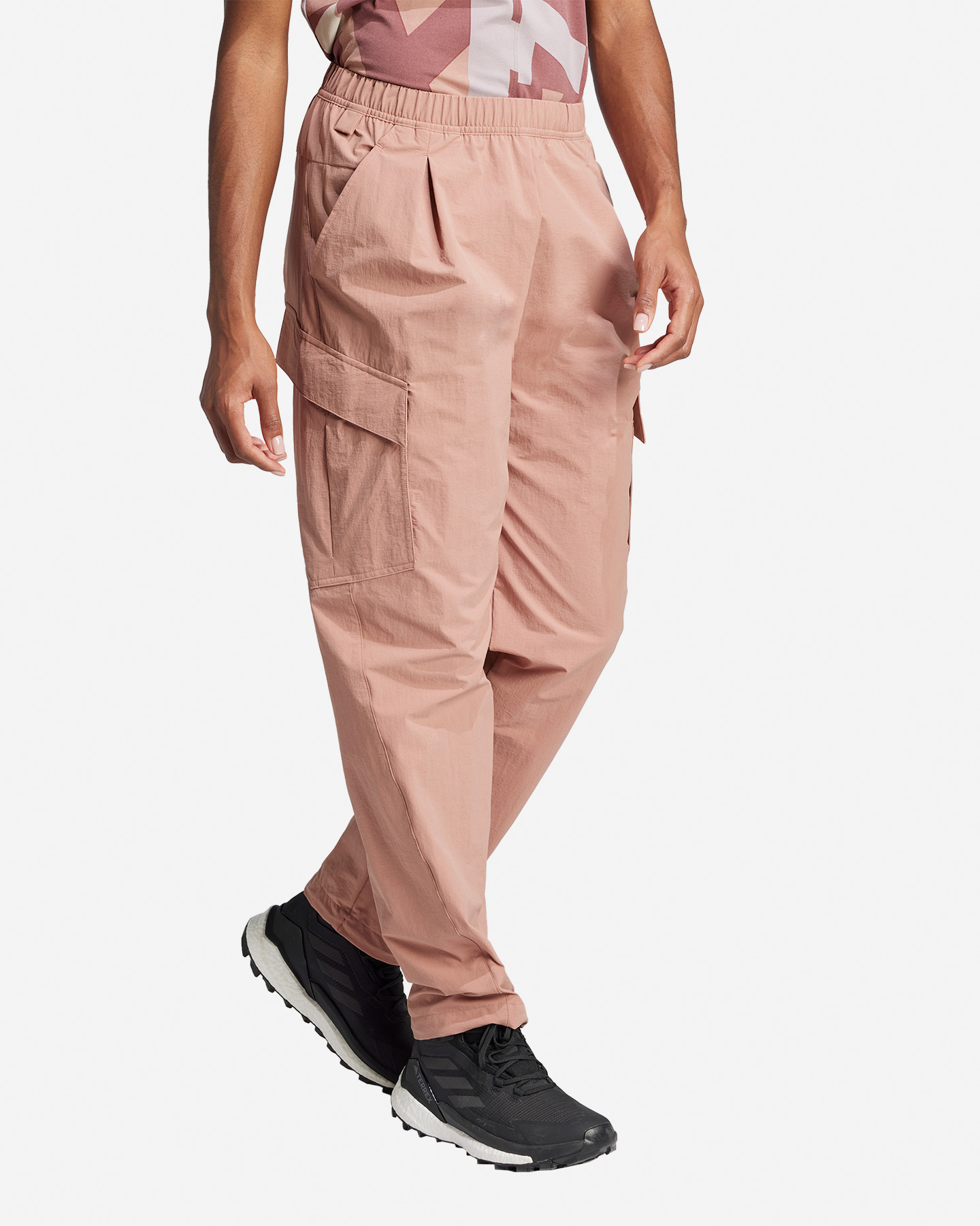 Pantalone outdoor ADIDAS CARGO W - Rosso - 3 | Cisalfa Sport