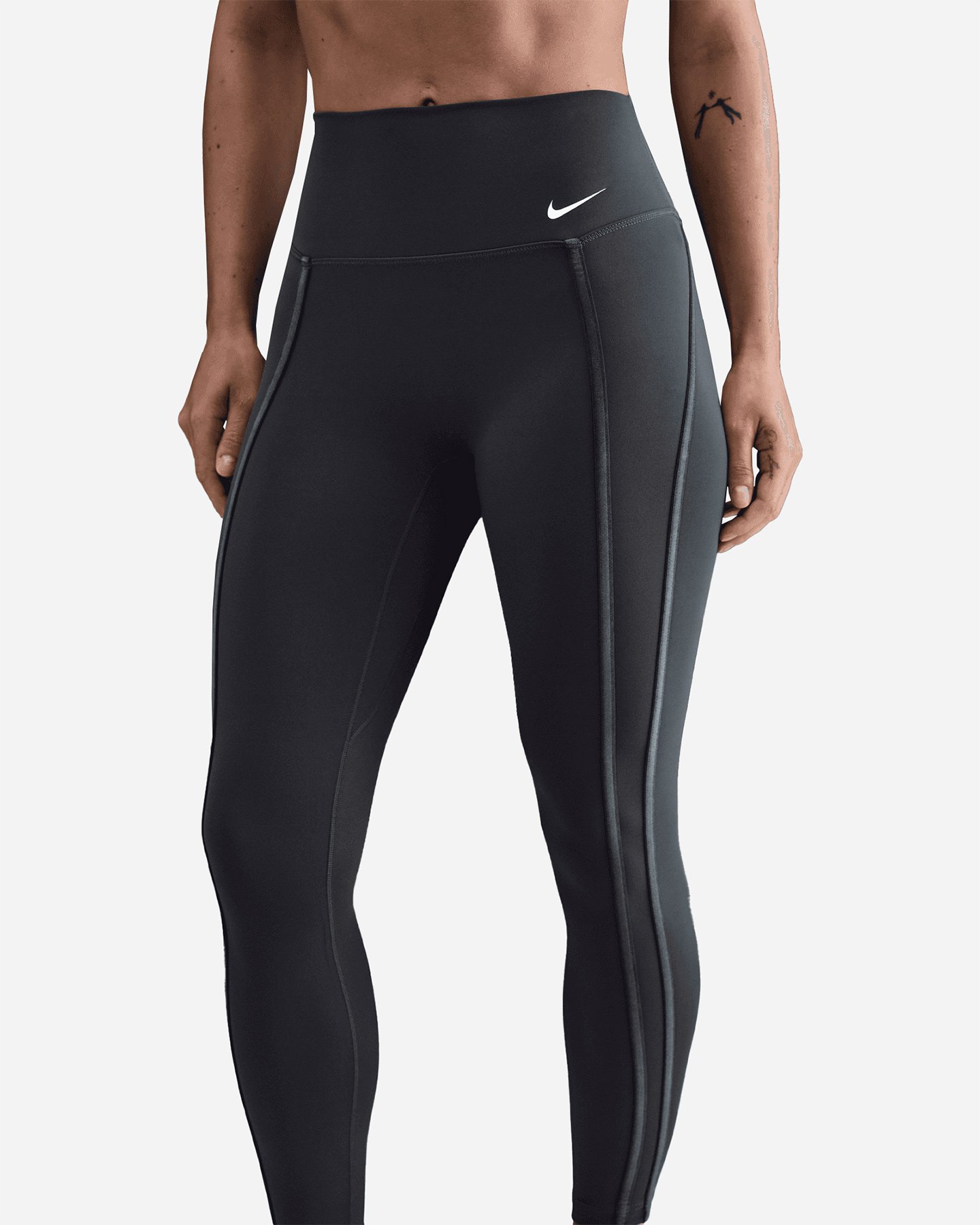 Pantalone training NIKE DRI FIT 7/8 NK ONE W - Grigio - 3 | Cisalfa Sport