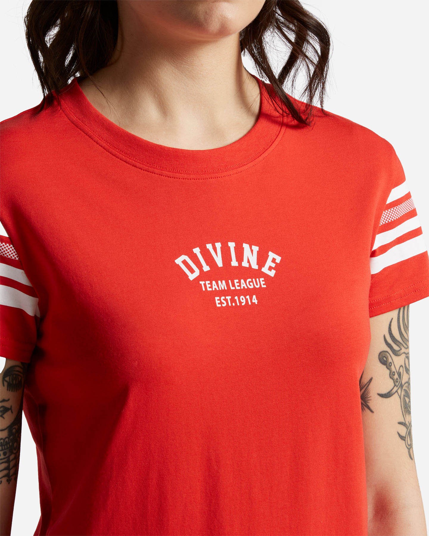 T-shirt ADMIRAL VARSITY W - Rosso - 4 | Cisalfa Sport