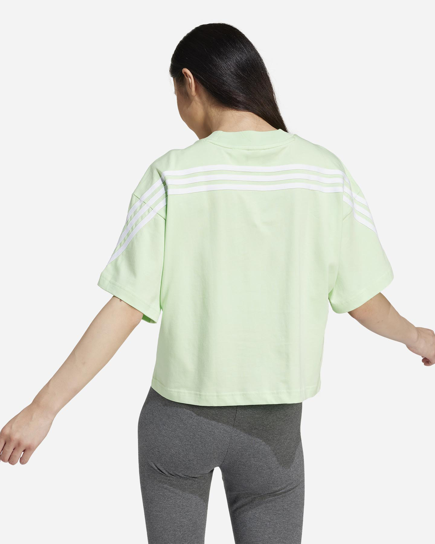T-shirt ADIDAS 3STRIPES W - Verde - 2 | Cisalfa Sport