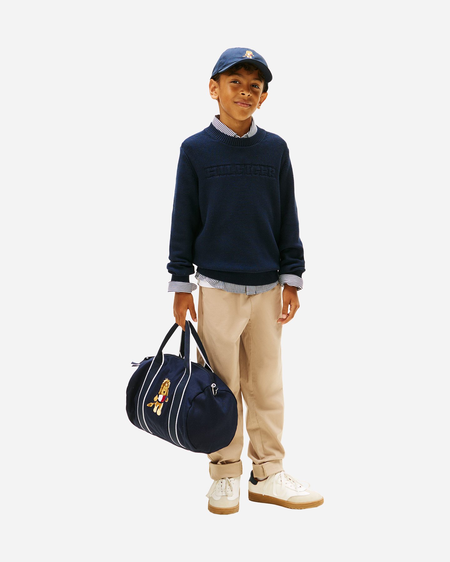 Maglione TOMMY HILFIGER MONOTYPE GRAPHIC JR - Blu Navy - 1 | Cisalfa Sport