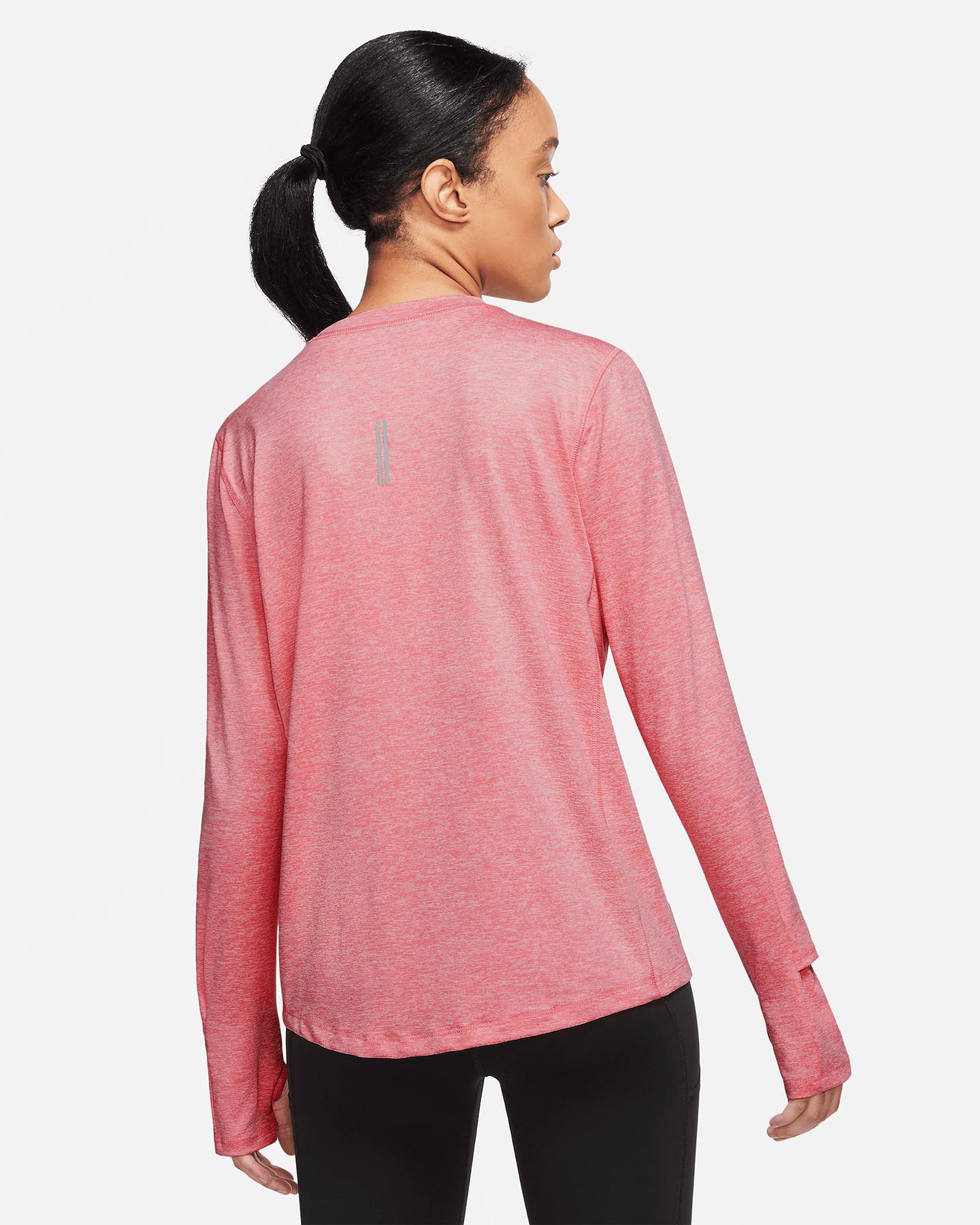 Maglia running NIKE DRI FIT ELEMENT W - Rosa - 1 | Cisalfa Sport