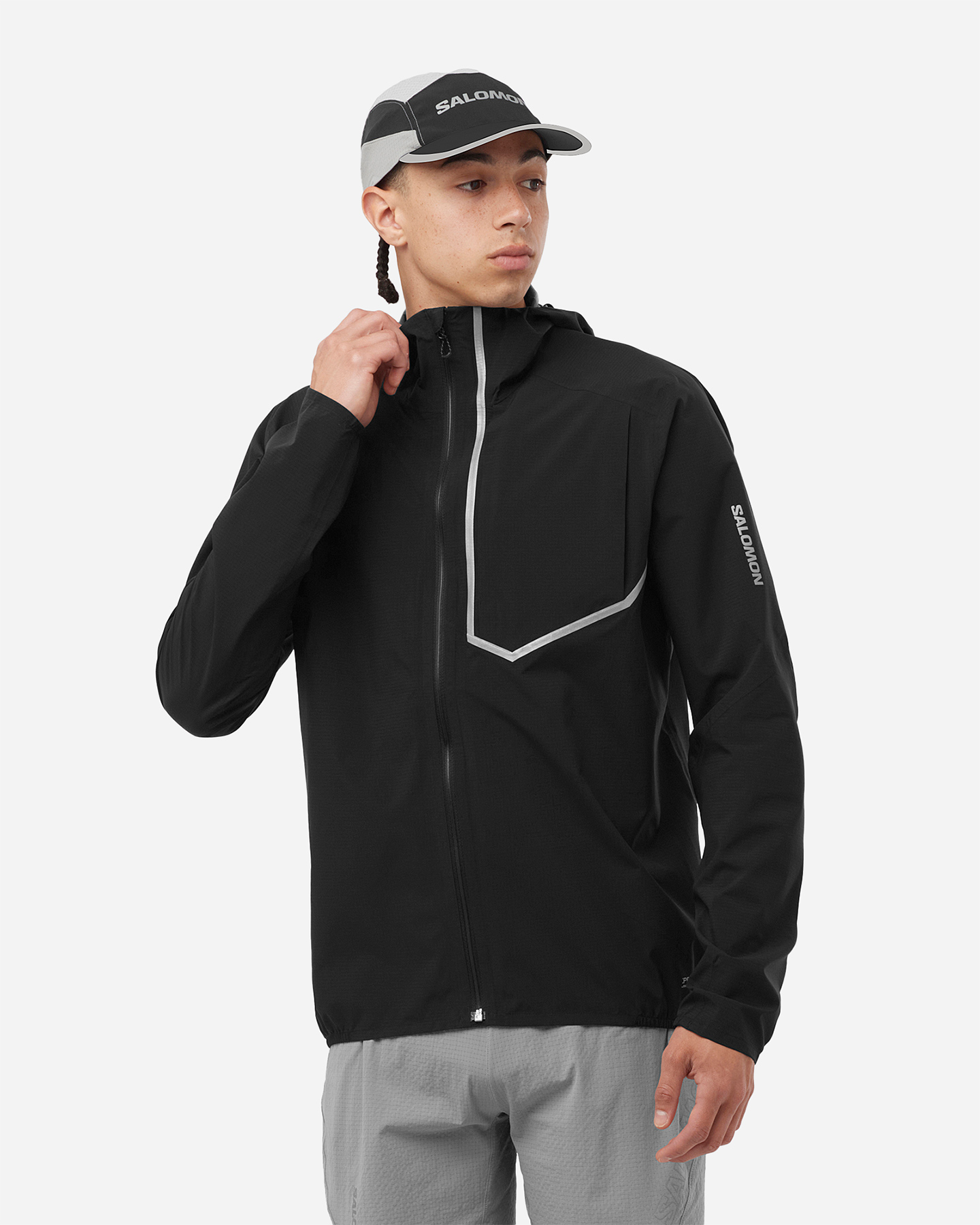 Giacca running SALOMON BONATTI TRAIL M - Nero - 1 | Cisalfa Sport