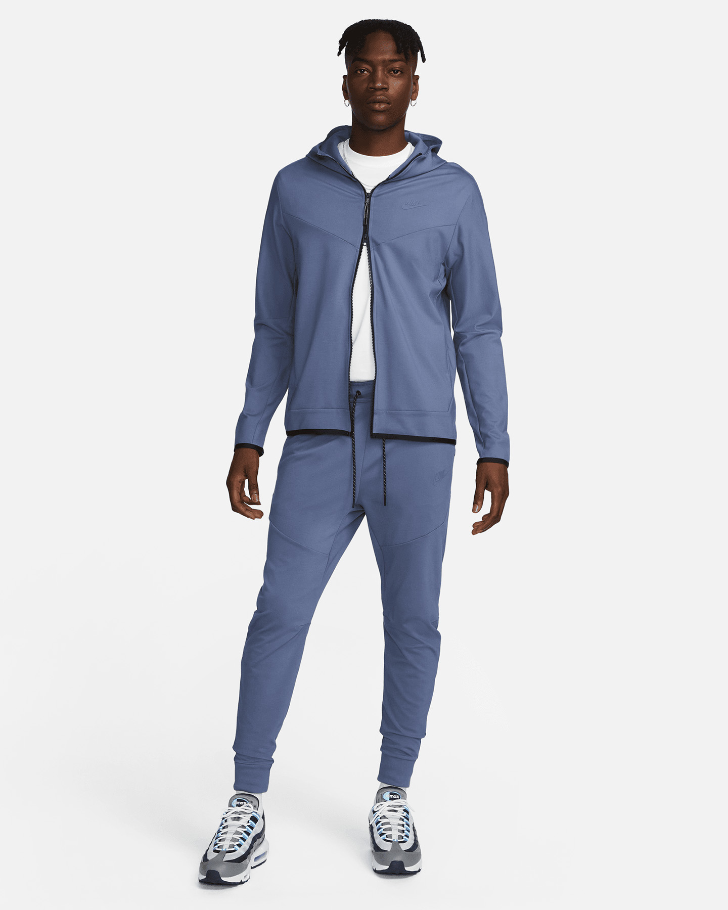 Pantalone NIKE TECH FLEECE M - Blu - 5 | Cisalfa Sport