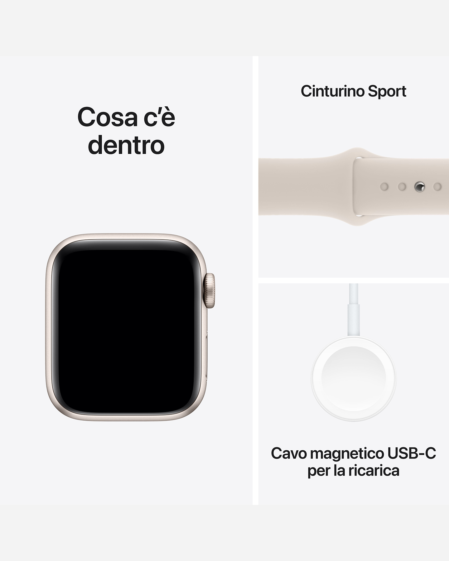 Orologio multifunzione APPLE APPLE WATCH SE GPS 40MM STARLIGHT ALUMINIUM CASE  - 5 | Cisalfa Sport
