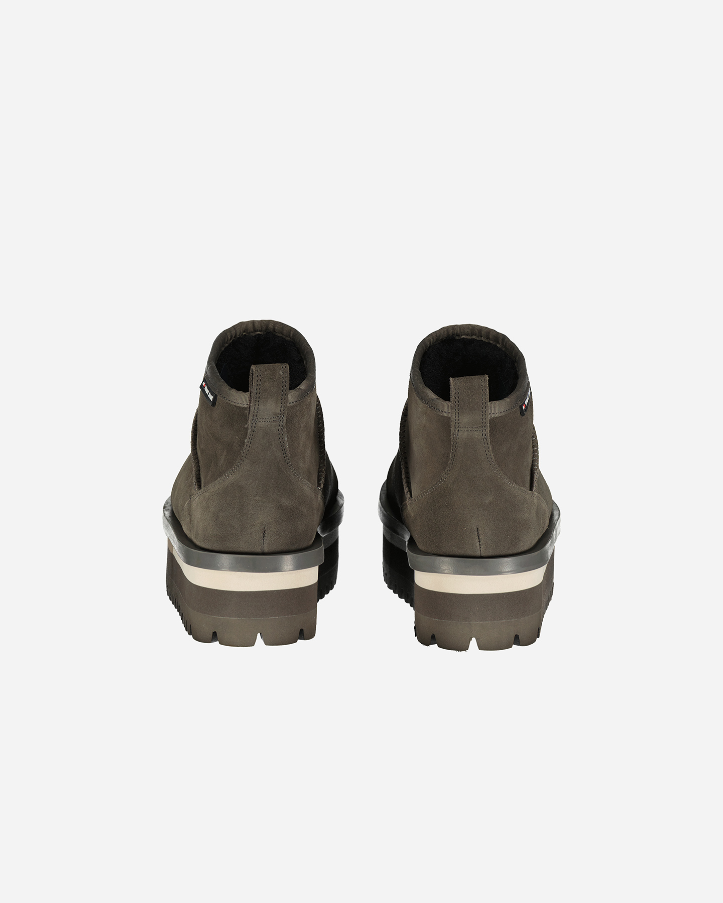 Scarponcino TOMMY HILFIGER SUEDE FLATFORM BOOT W - Grigio - 4 | Cisalfa Sport