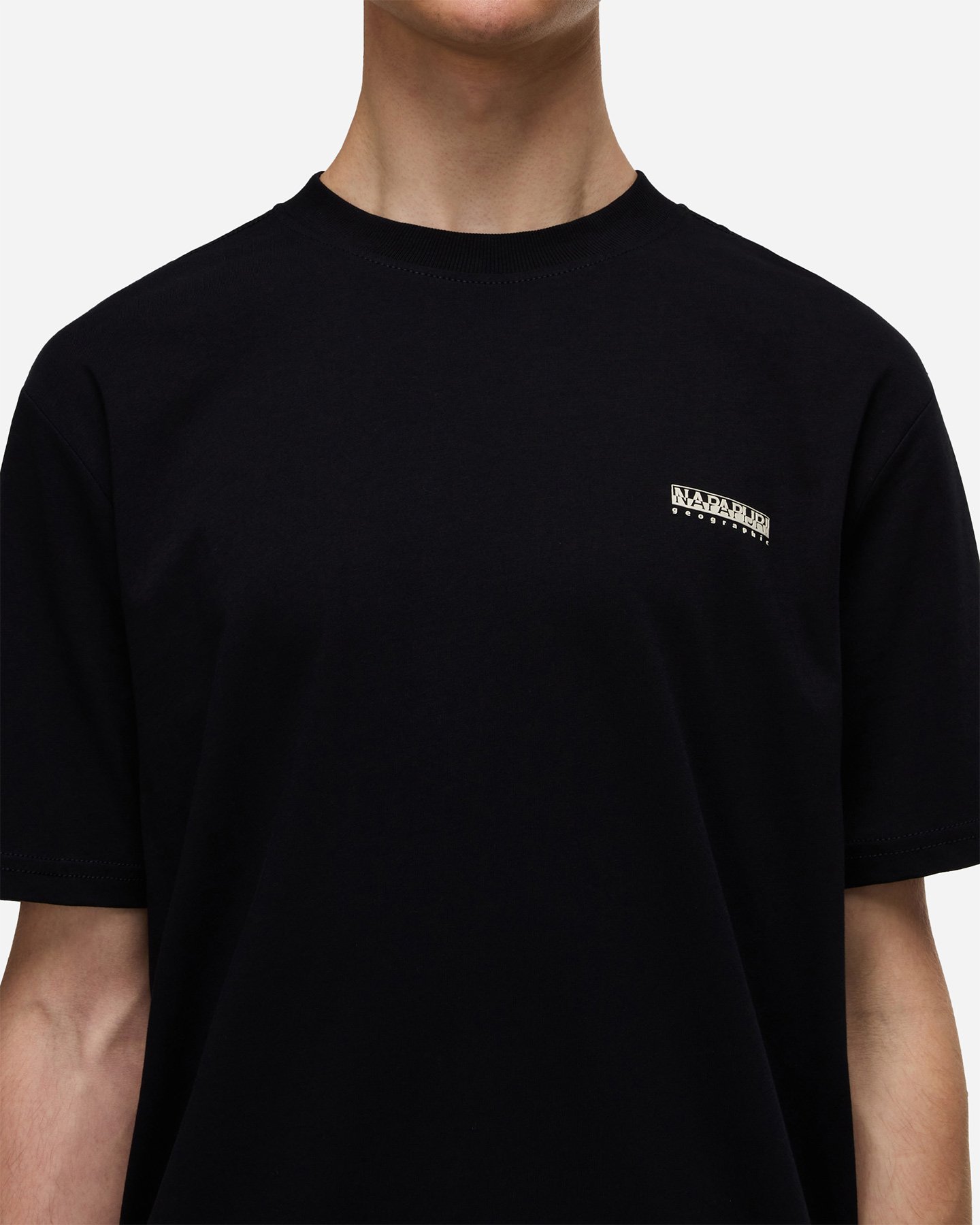 T-shirt NAPAPIJRI SMALL LOGO M - Nero - 4 | Cisalfa Sport