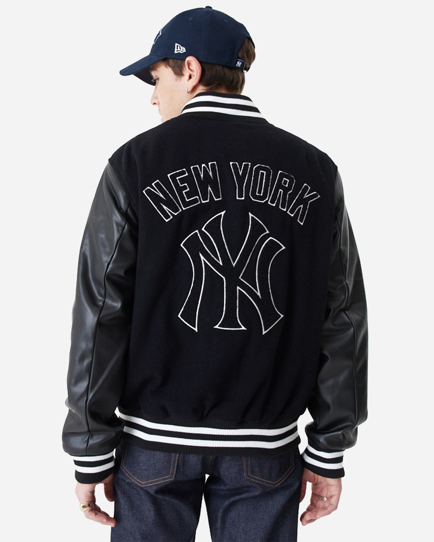 Felpa NEW ERA MLB LARGE LOGO VARSITY NEW YORK YANKEES M - Nero - 1 | Cisalfa Sport