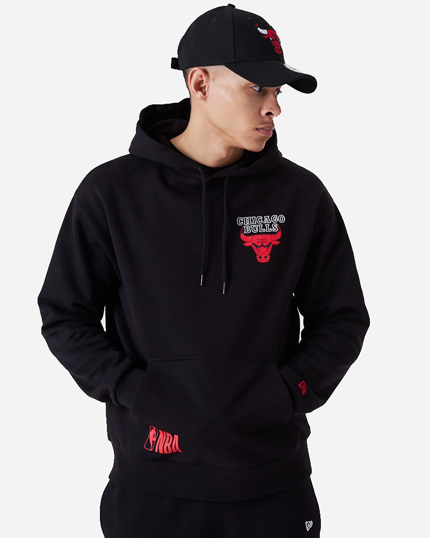Felpa NEW ERA HALFLOGO OVSZD CHICAGO BULLS M - 0 | Cisalfa Sport