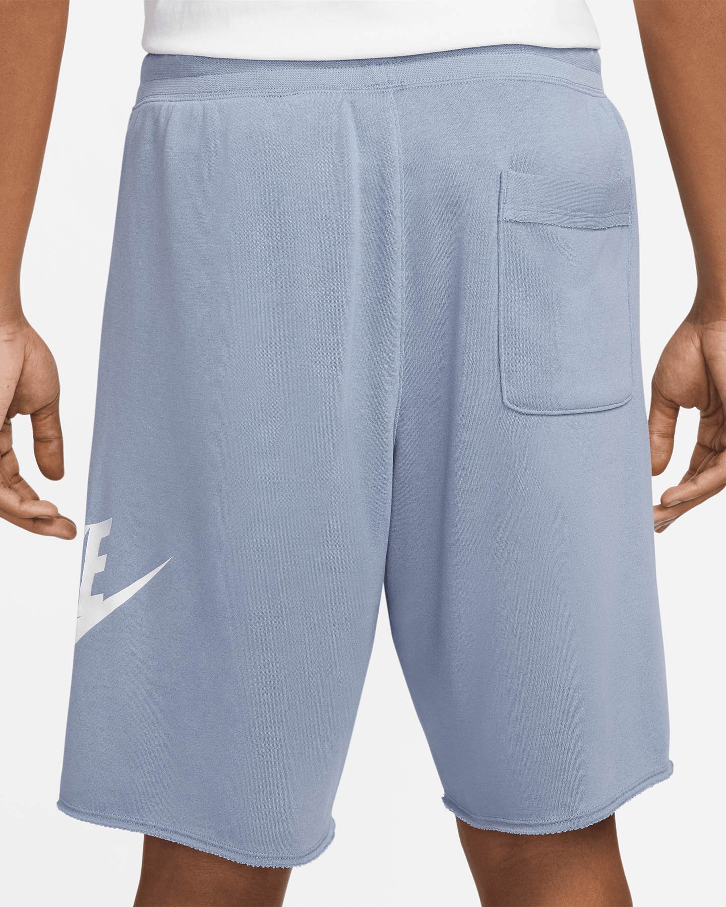Pantaloncini NIKE ALUMNI BIG LOGO RAW CUT M - Blu - 2 | Cisalfa Sport