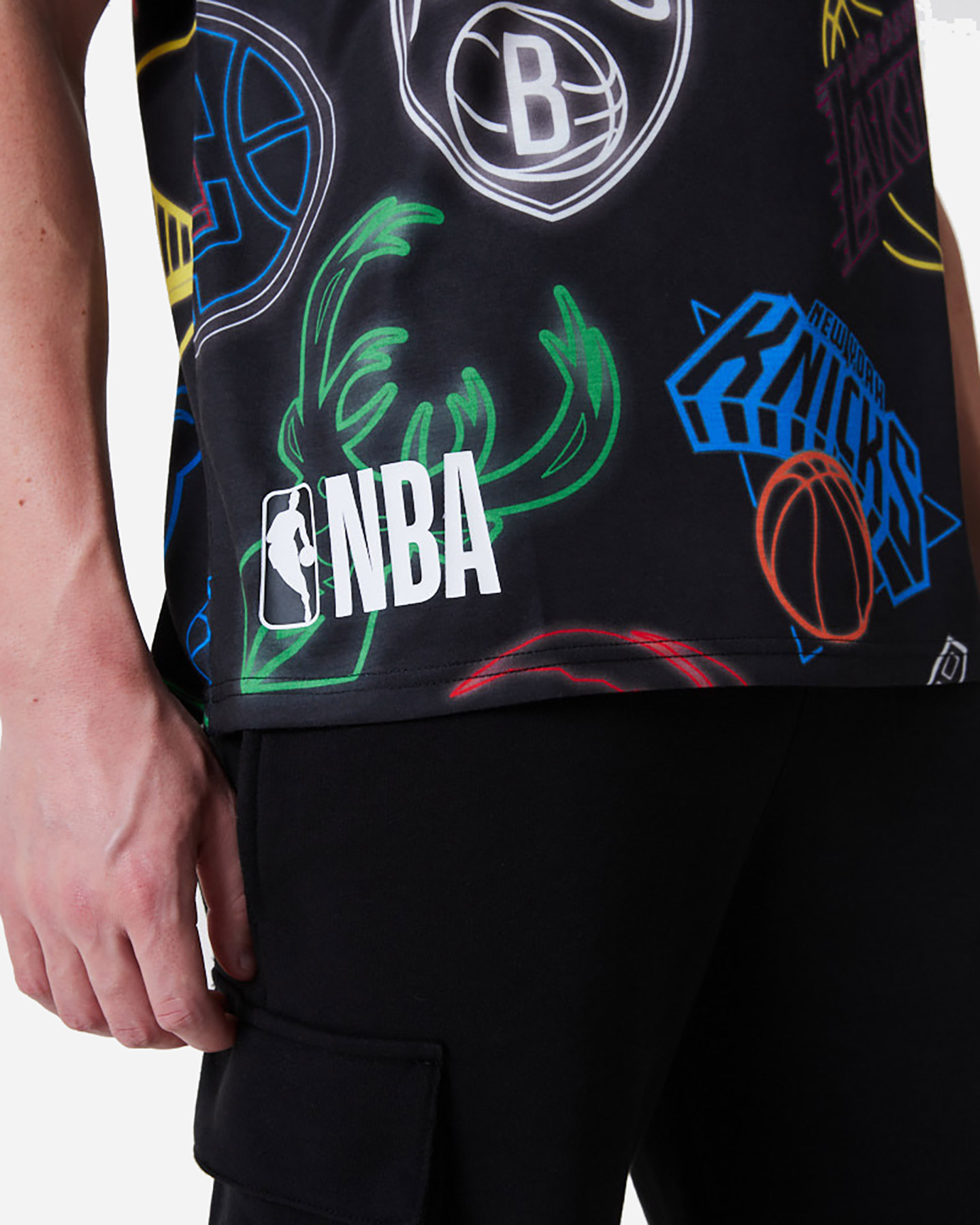 T-shirt NEW ERA NBA AOP NEON M - 4 | Cisalfa Sport