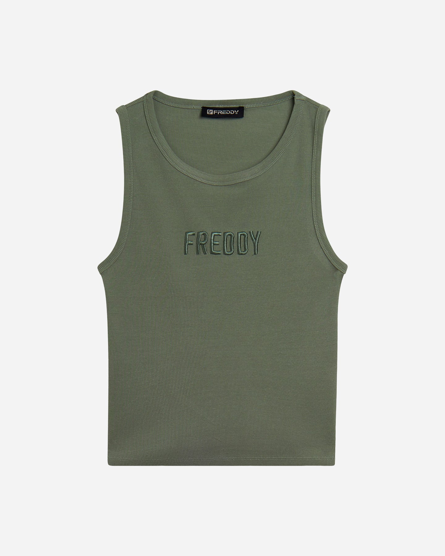 Freddy Logo Borchie W - Canotta - Donna - Verde