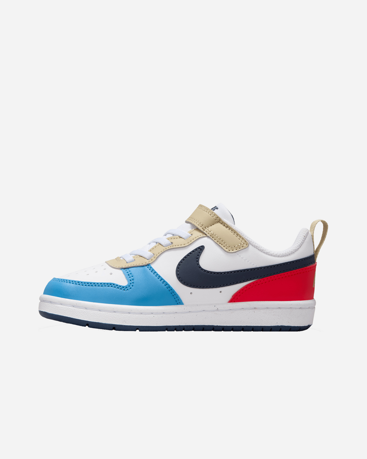 Scarpe sneakers NIKE COURT BOROUGH LOW RECRAFT PS JR - Bianco - 4 | Cisalfa Sport