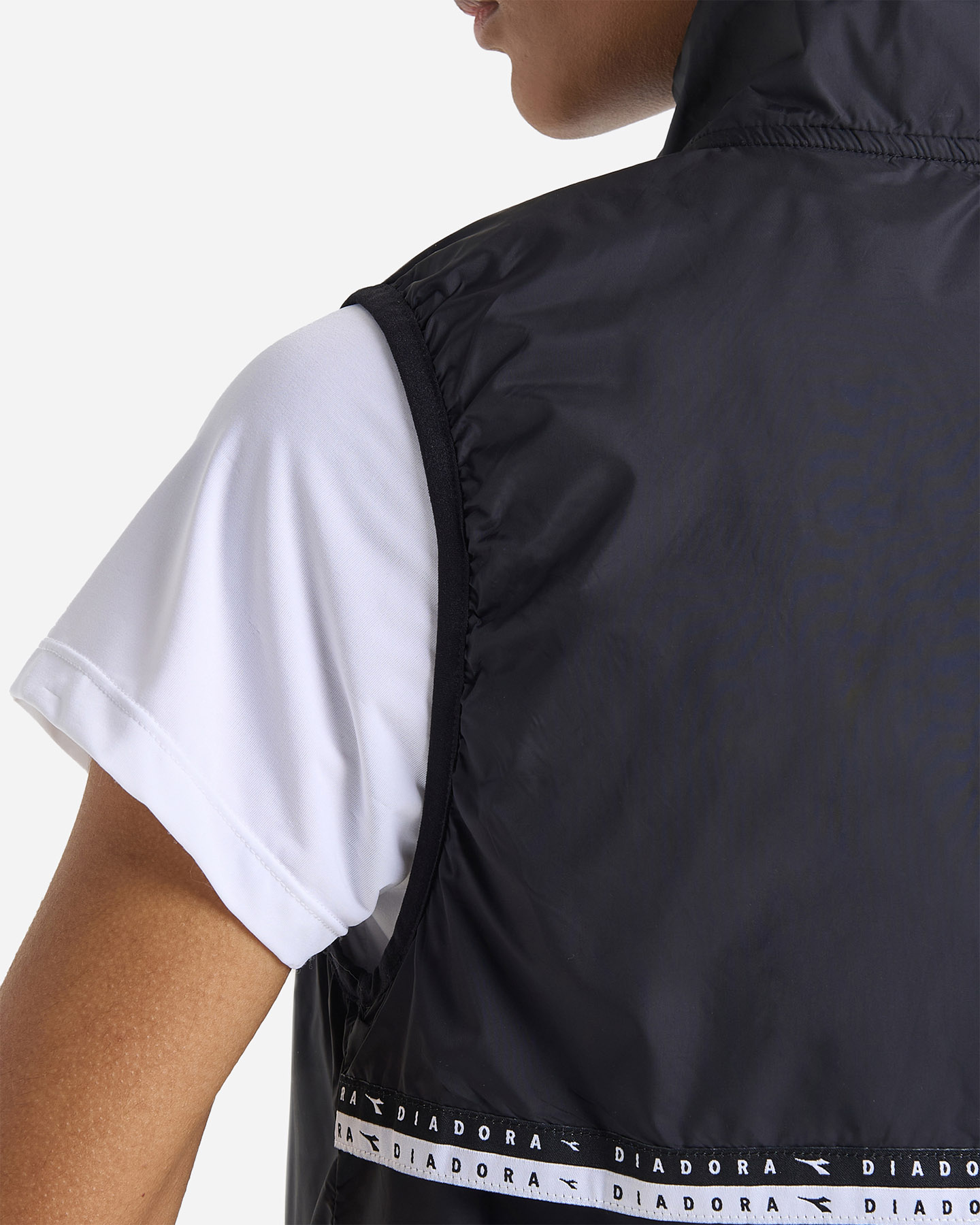 Giacca running DIADORA PACKABLE WIND W - Nero - 5 | Cisalfa Sport