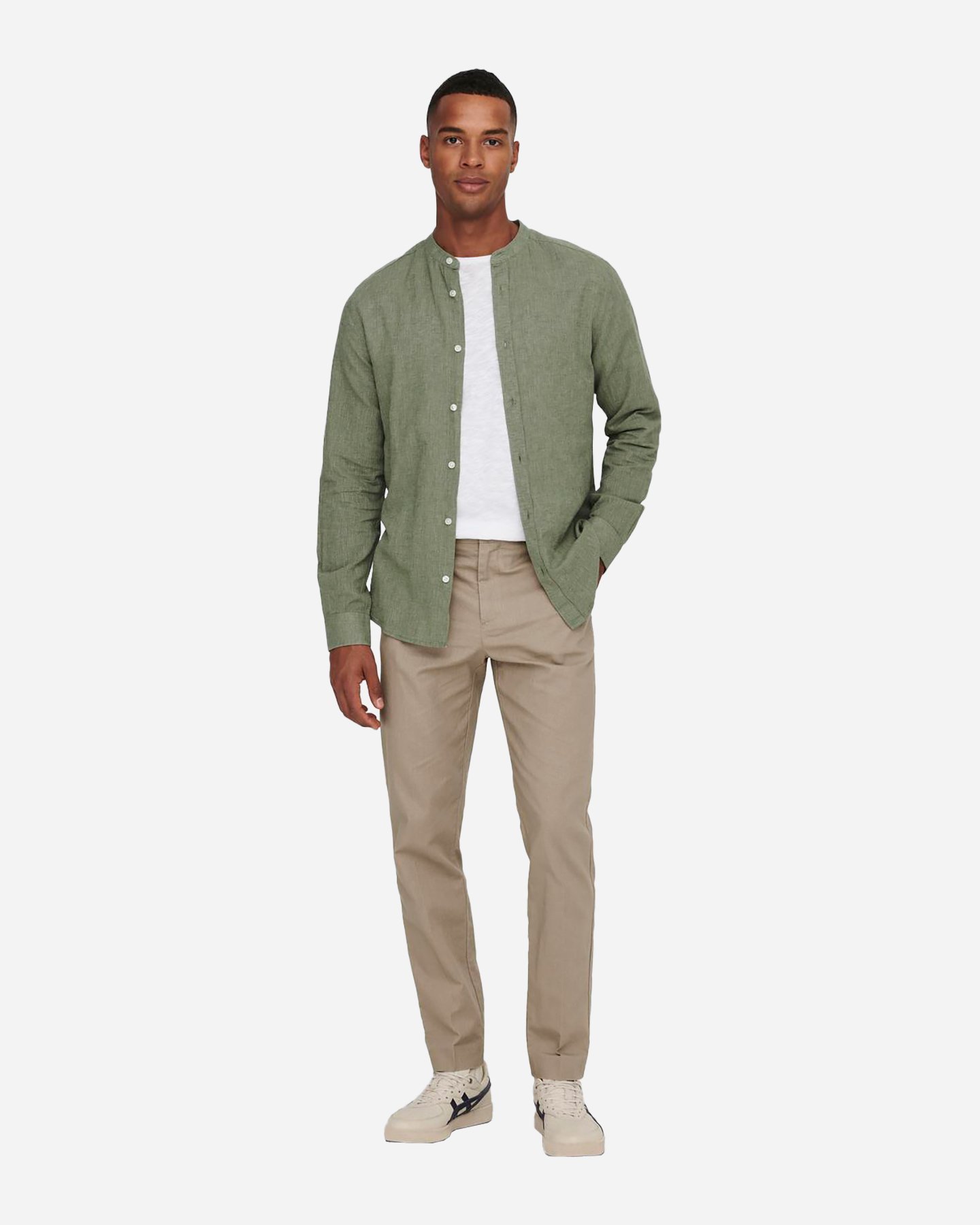 Camicia ONLY & SONS CAIDEN M - Verde - 3 | Cisalfa Sport