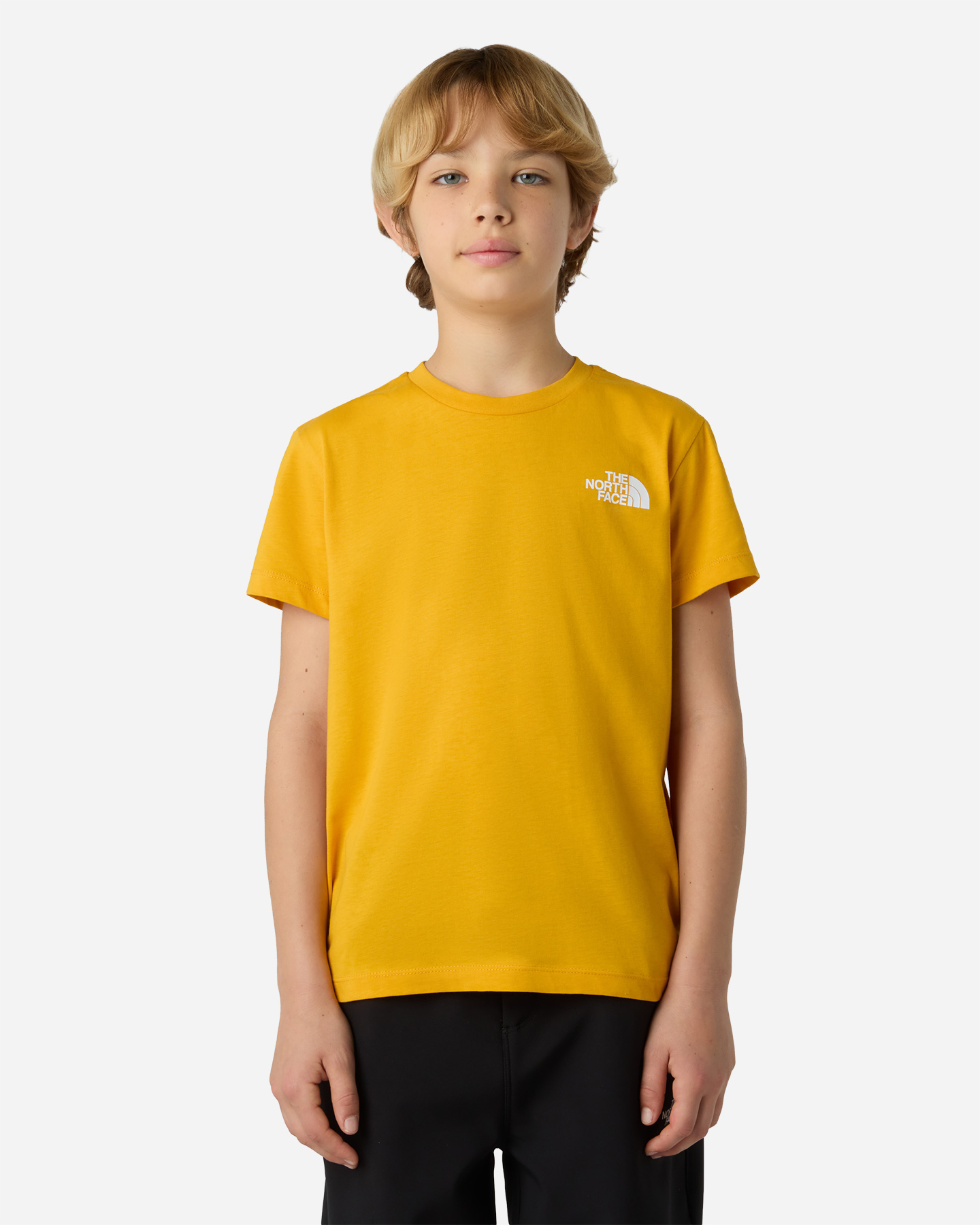 T-shirt THE NORTH FACE LOGO BOX JR - Giallo - 2 | Cisalfa Sport