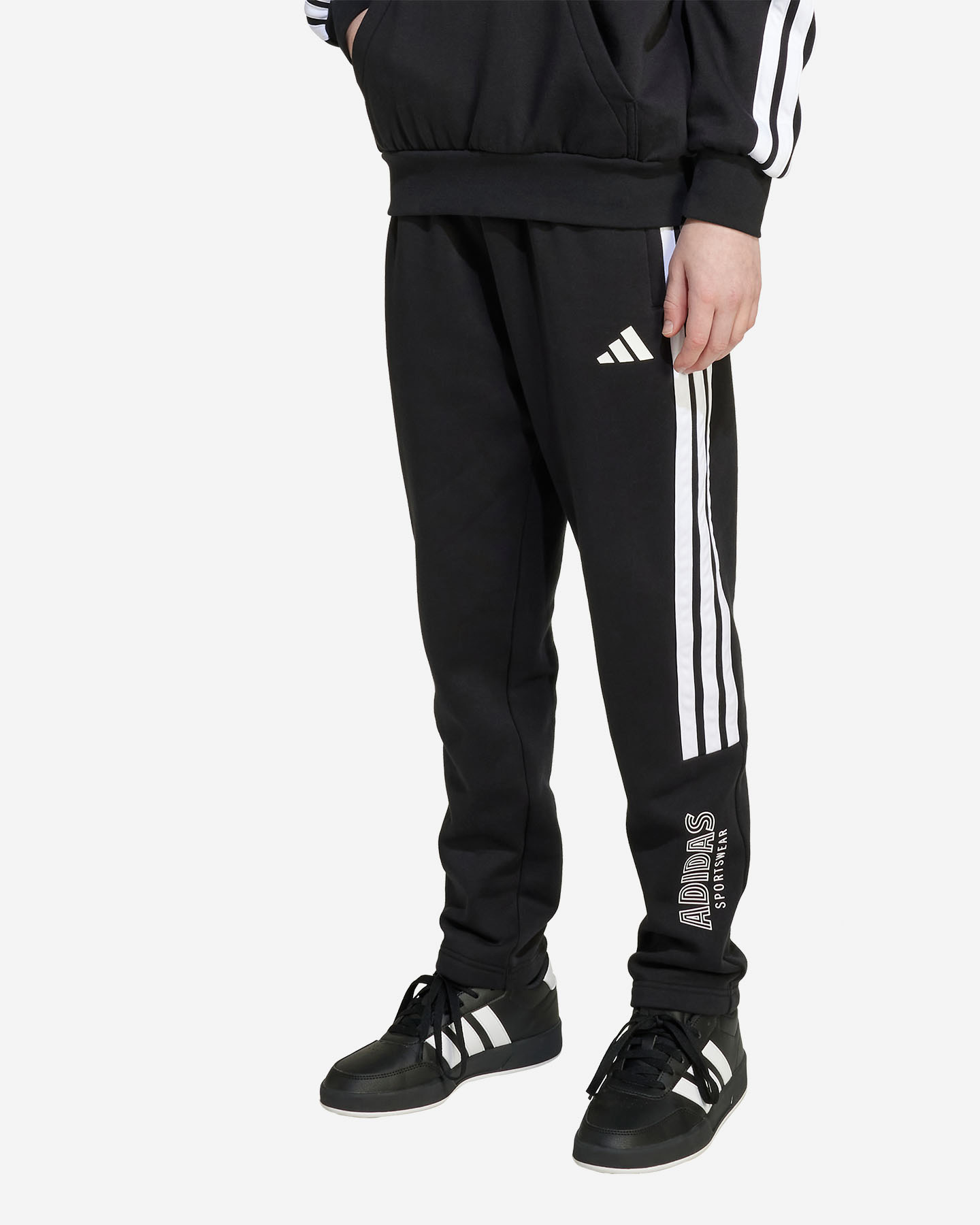 Pantalone ADIDAS SPOKEN LEG JR - Nero - 1 | Cisalfa Sport
