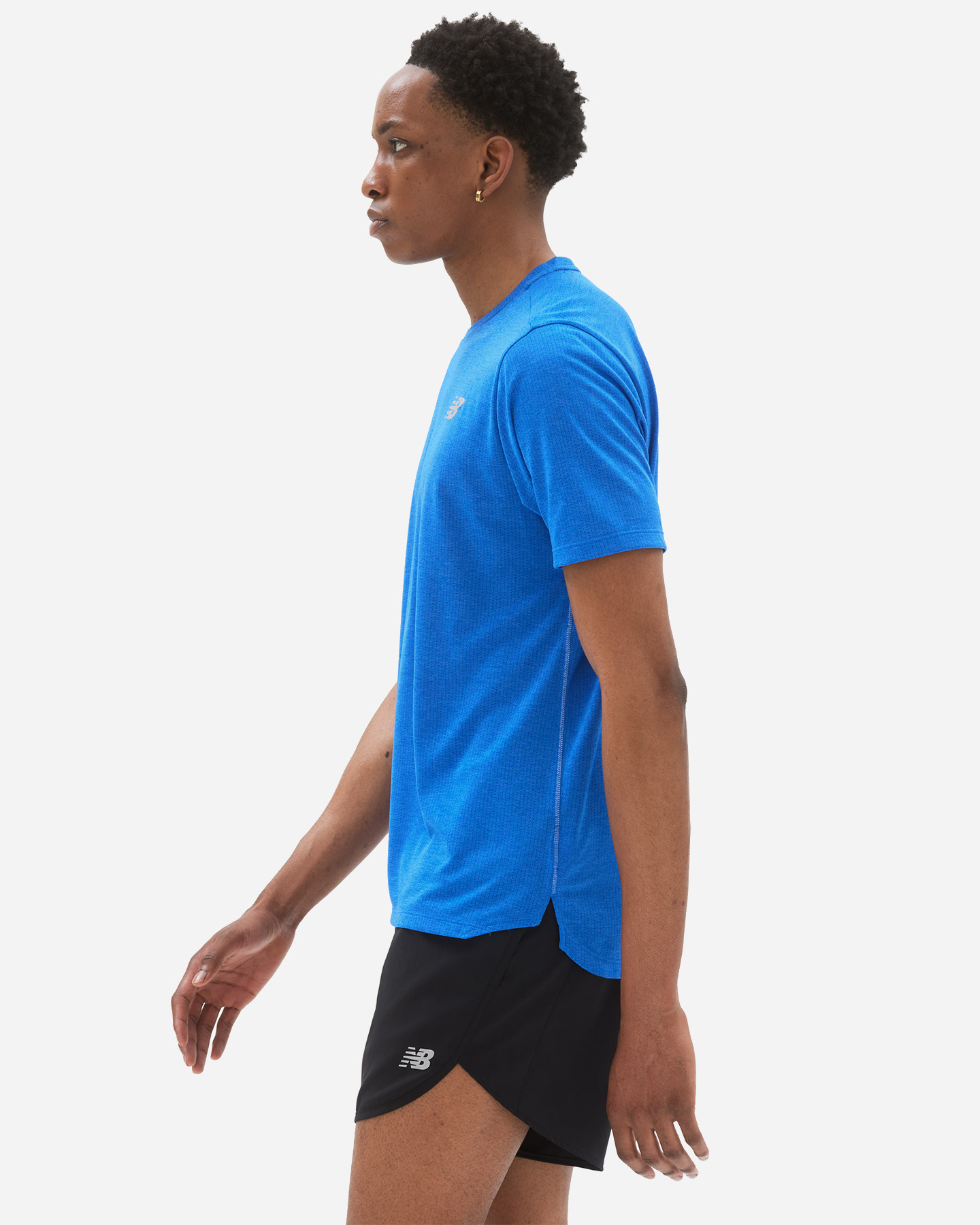 T-shirt running NEW BALANCE IMPACT RUN M - Blu - 1 | Cisalfa Sport