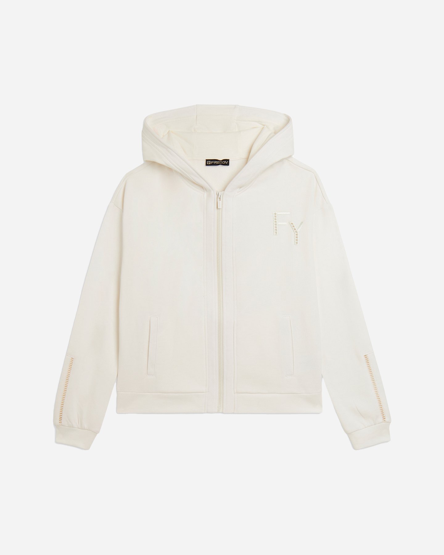 Traforato W - Felpa - Donna - Bianco