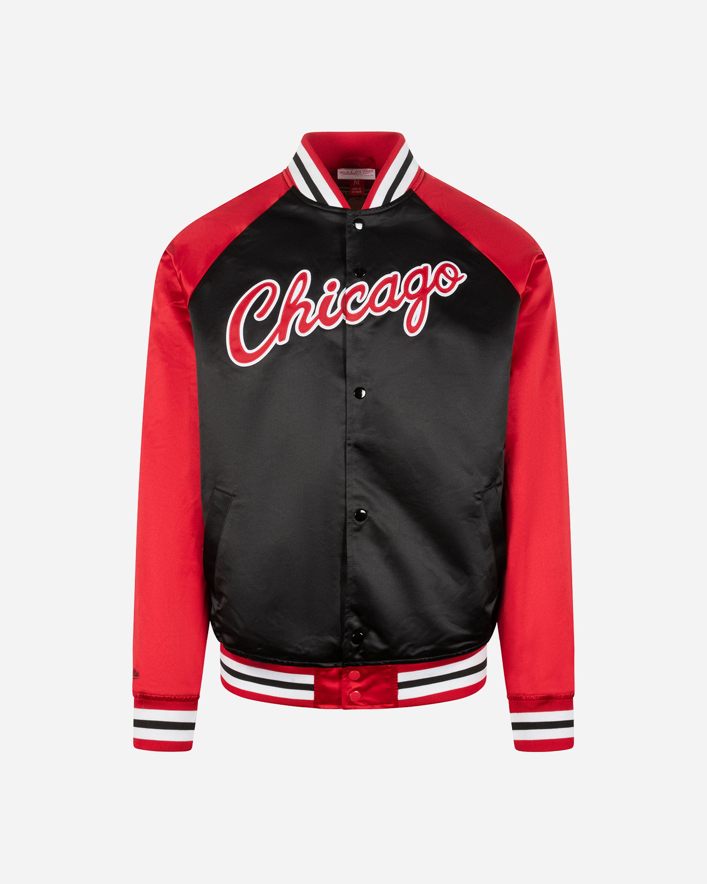 Abbigliamento basket MITCHELL&NESS DOUBLE LW SATIN LOGO BULLS M - Nero - 0 | Cisalfa Sport