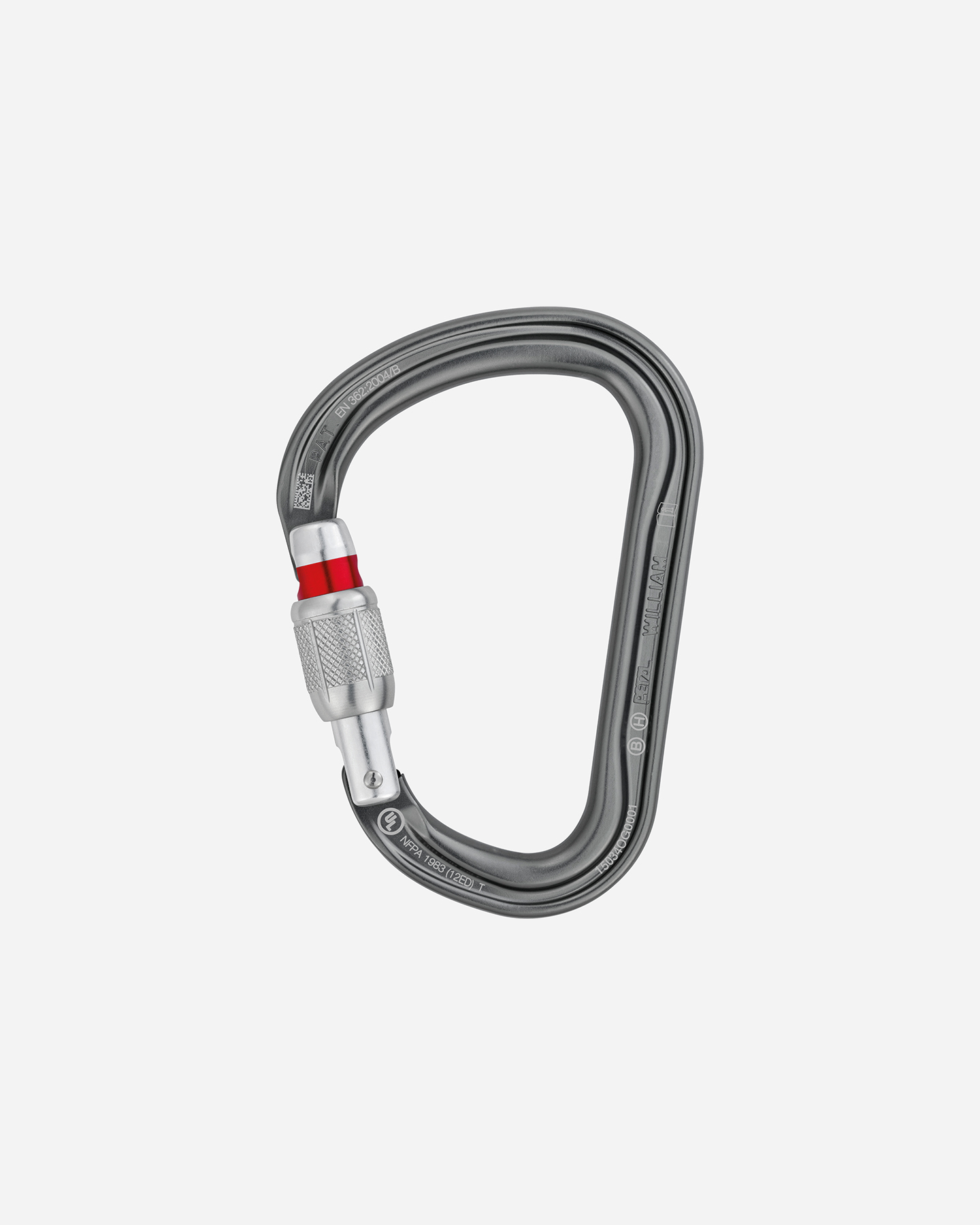 Moschettone PETZL WILLIAM SL  - Grigio - 0 | Cisalfa Sport