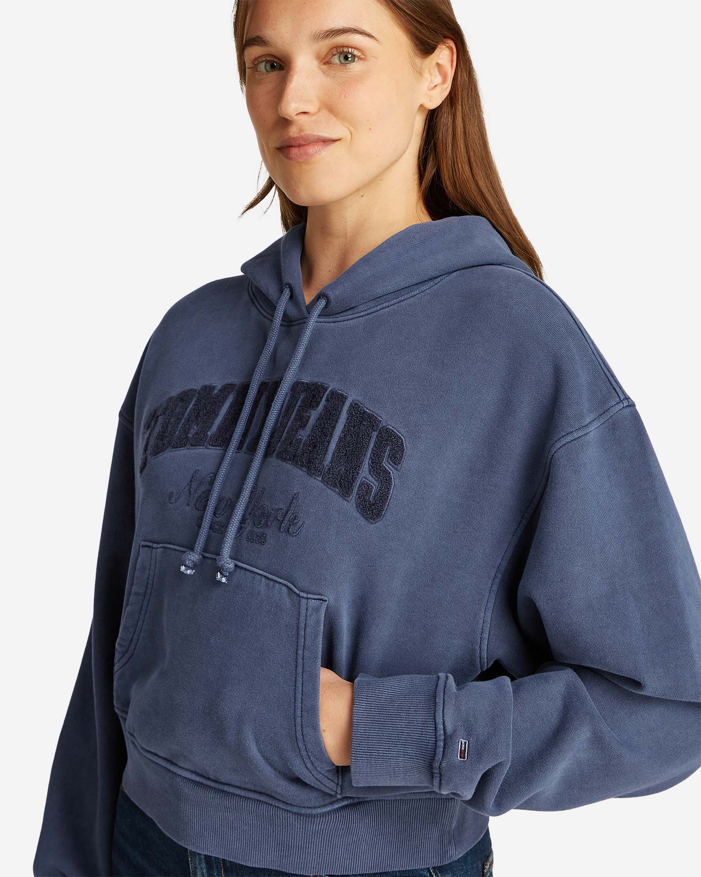 Felpa TOMMY HILFIGER VARSITY W - Blu - 4 | Cisalfa Sport