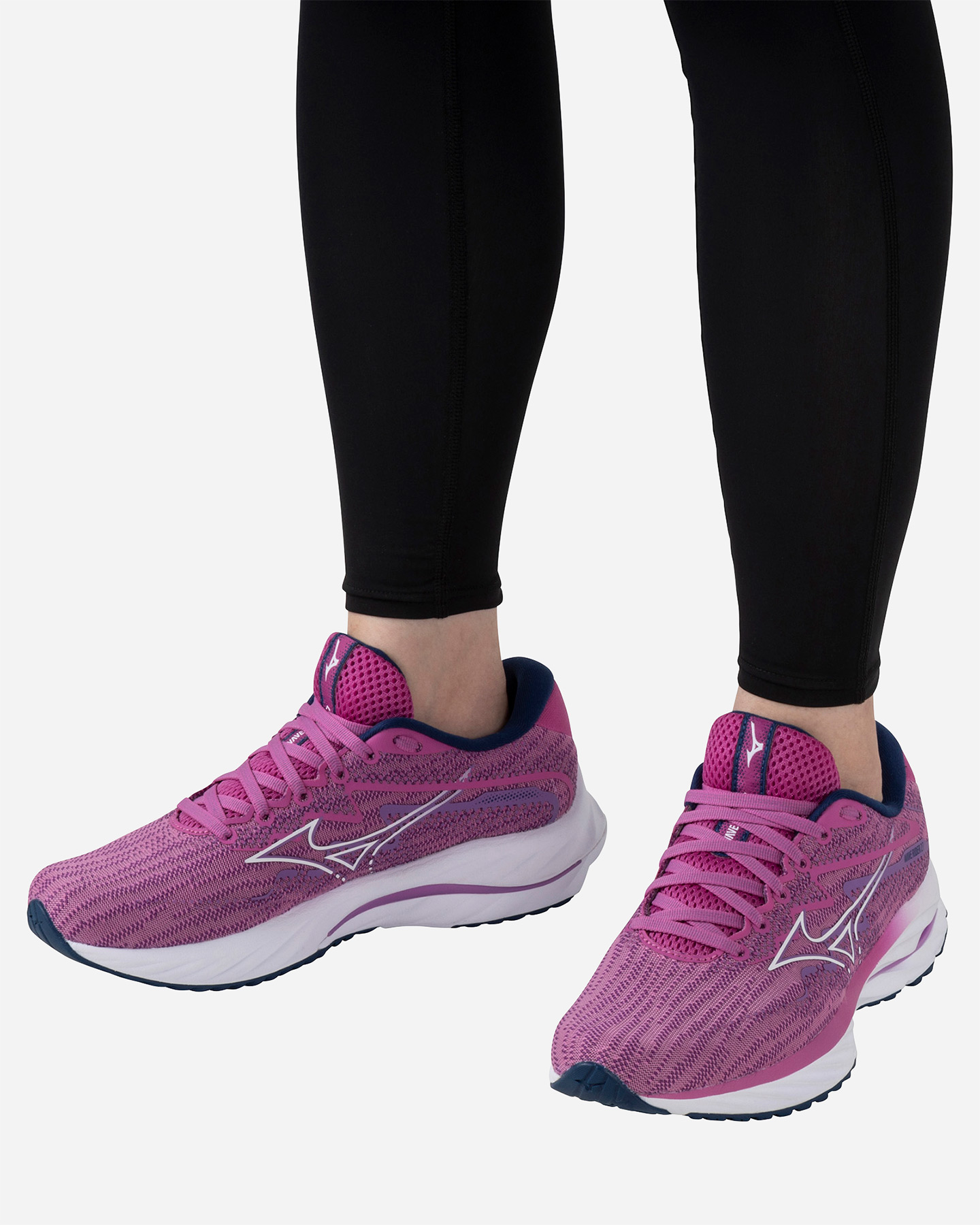 Scarpe running MIZUNO WAVE RIDER 27 W - Rosa - 5 | Cisalfa Sport