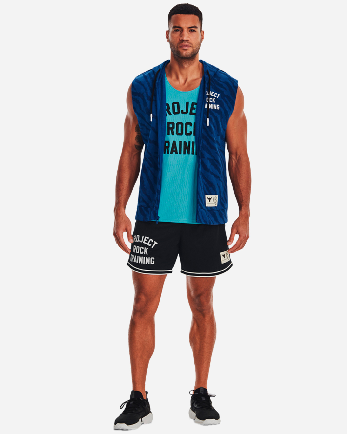 Pantaloncini UNDER ARMOUR THE ROCK M - Nero - 5 | Cisalfa Sport