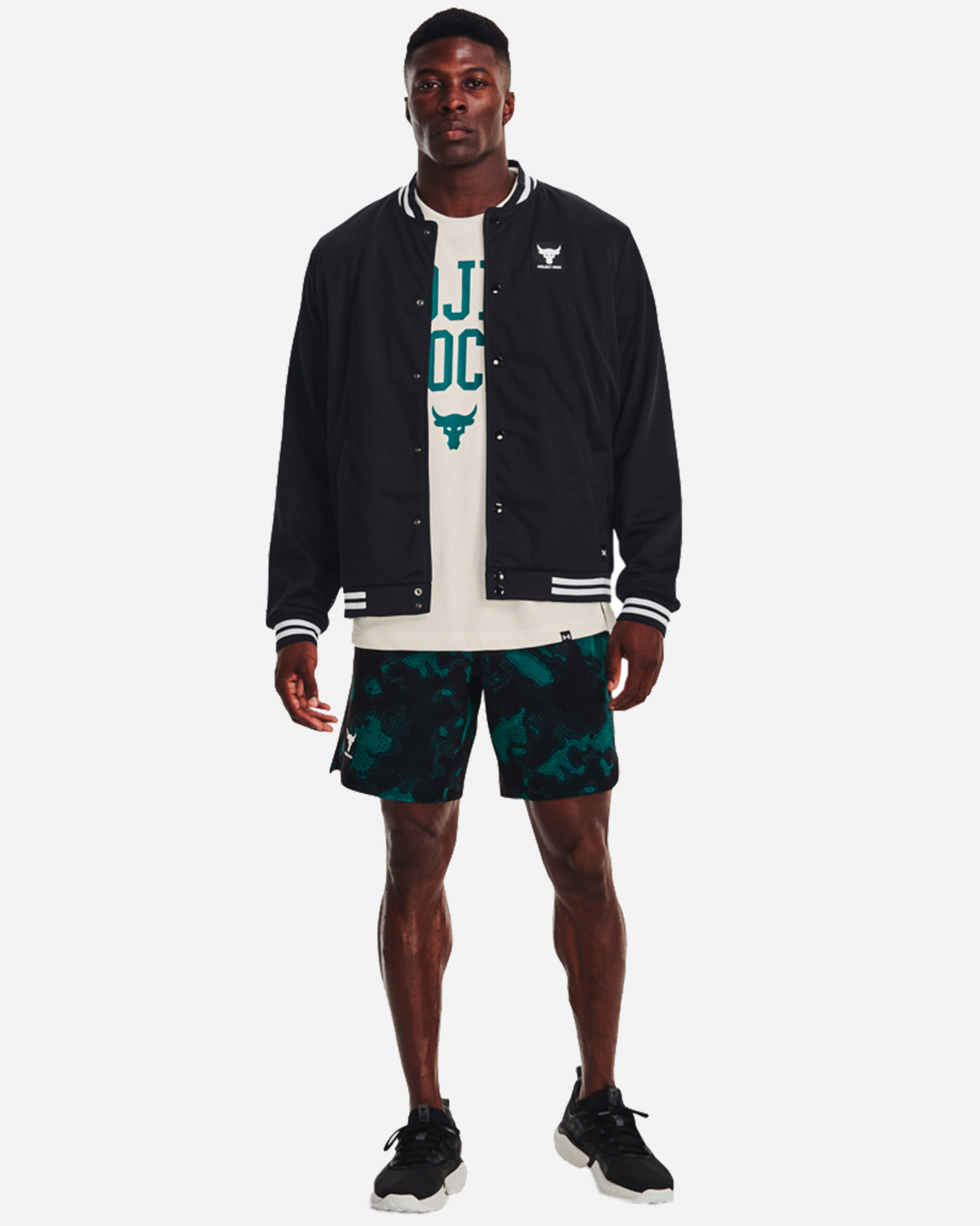 Pantaloncini UNDER ARMOUR THE ROCK PRINTED M - Verde - 5 | Cisalfa Sport