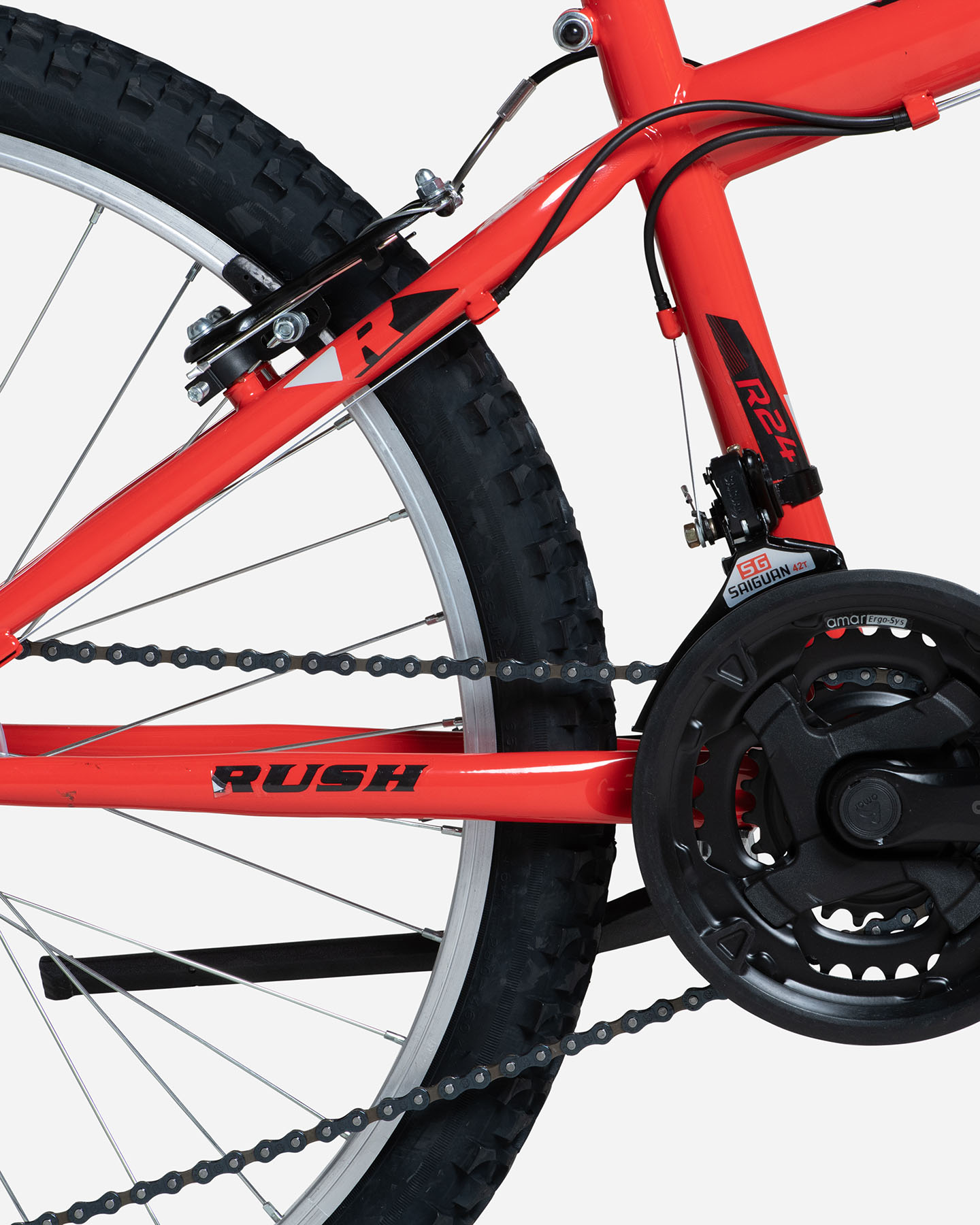 Bici junior RUSH M BIKE RUSH 24 JR - Rosso - 1 | Cisalfa Sport
