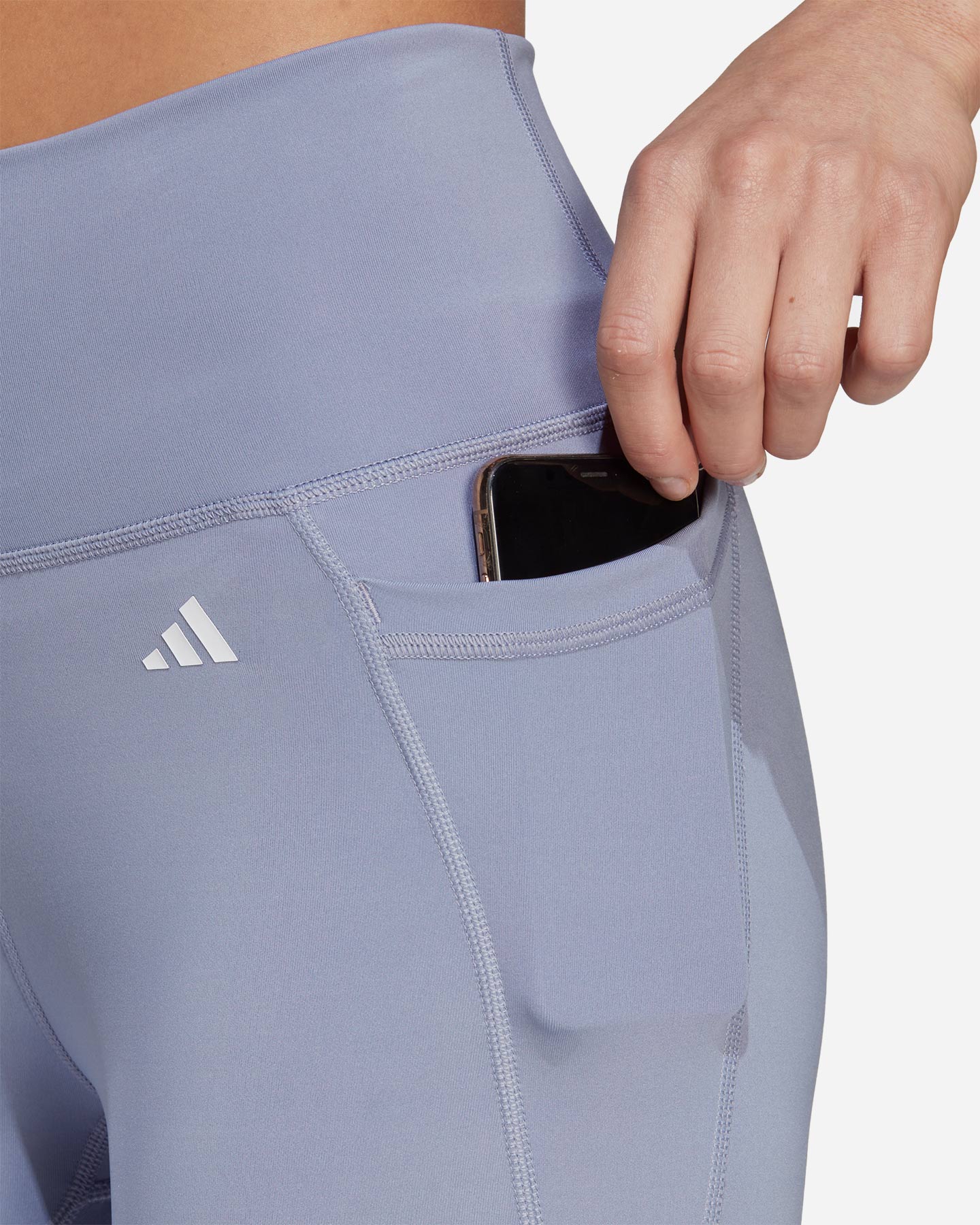 Leggings ADIDAS SMALL LOGO W - Viola - 5 | Cisalfa Sport