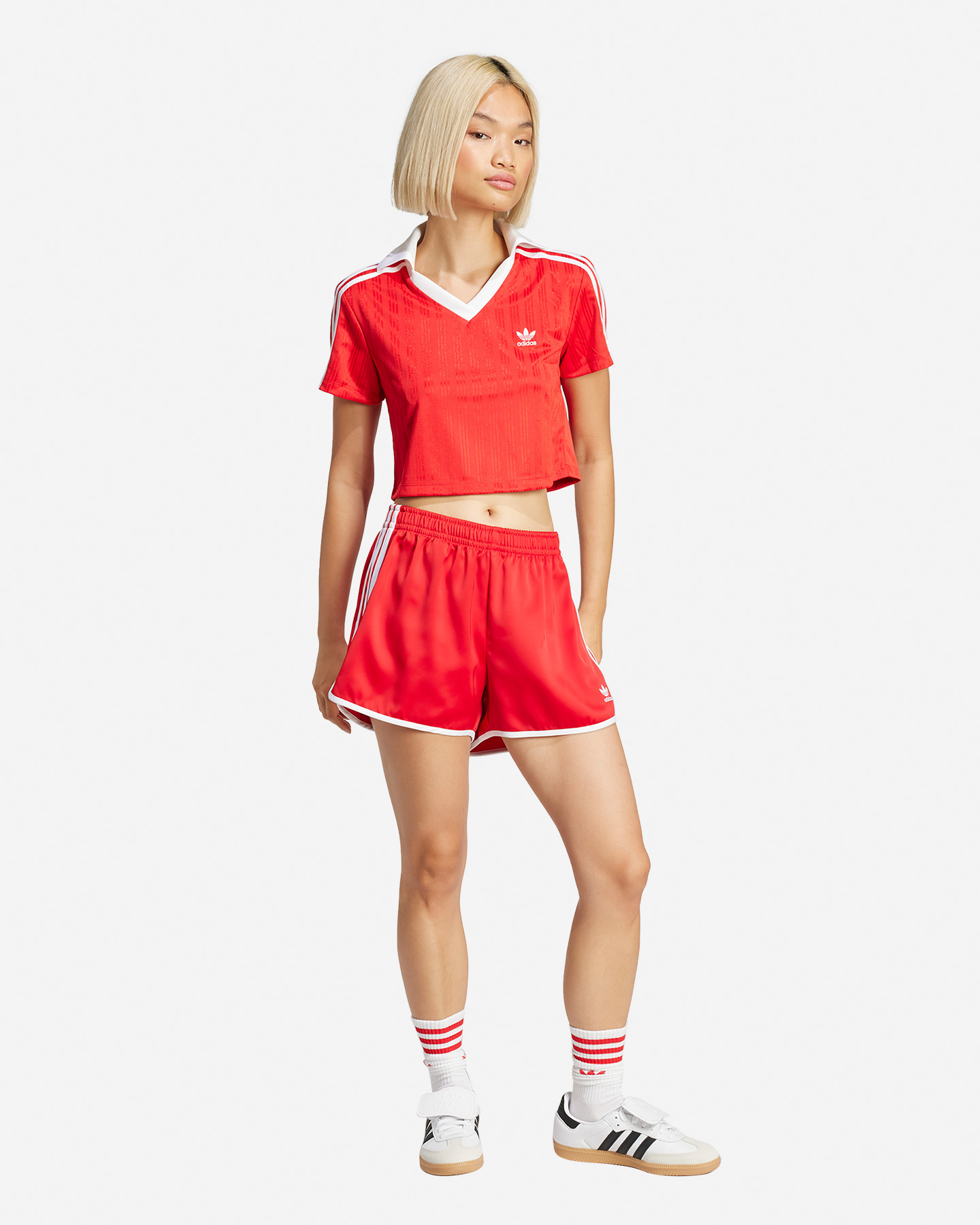 Bermuda ADIDAS ORIGINALS W - Rosso - 3 | Cisalfa Sport