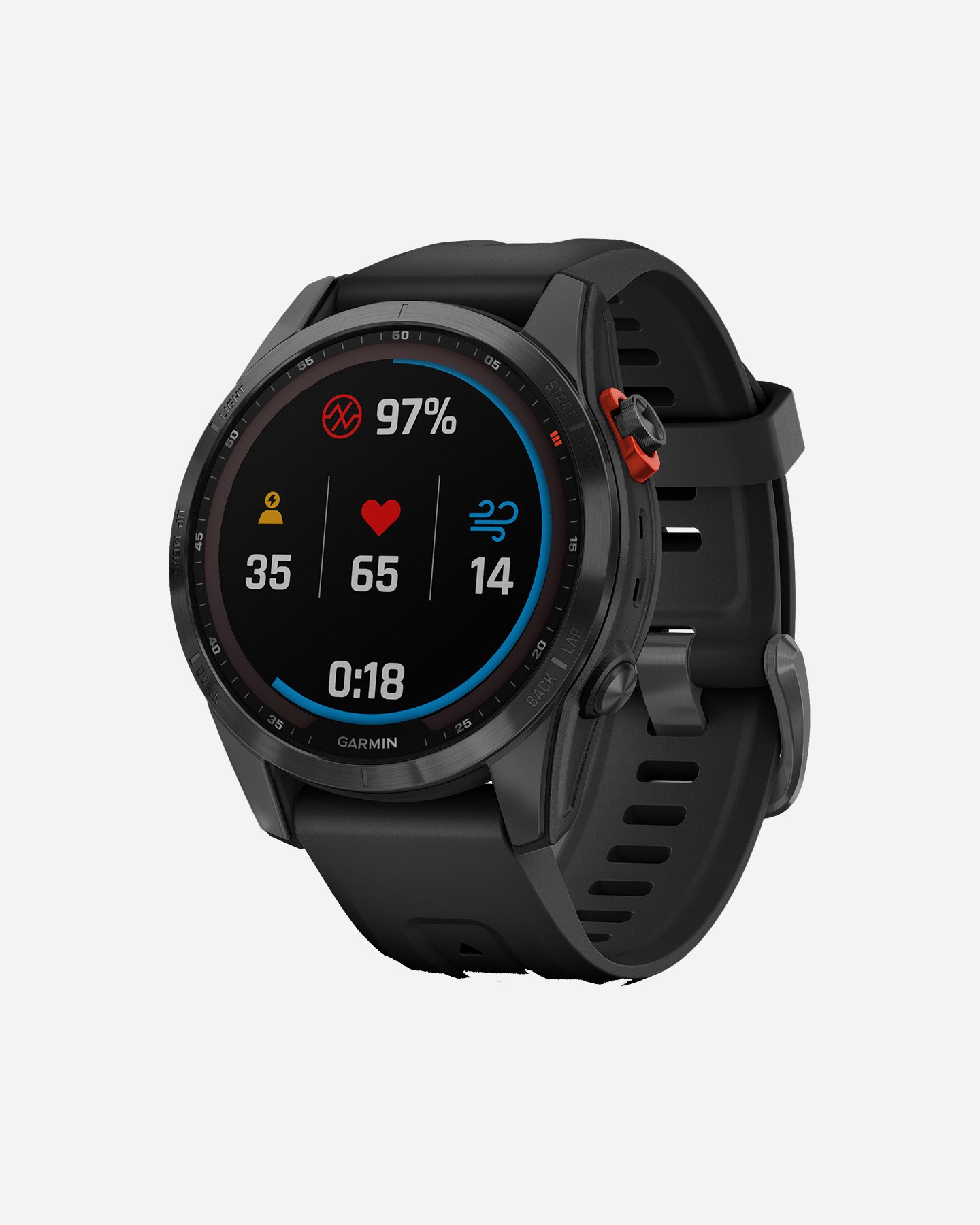 Orologio multifunzione GARMIN FENIX 7S SOLAR  - Grigio - 2 | Cisalfa Sport