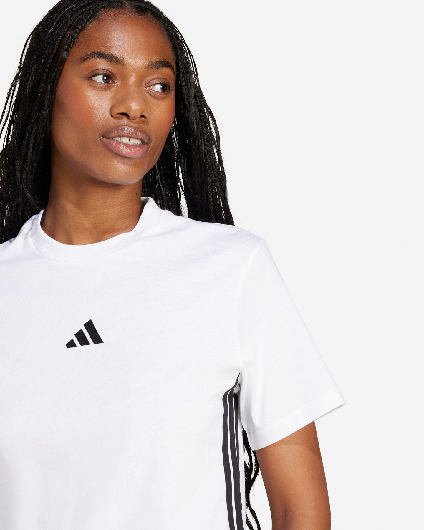 T-shirt ADIDAS ESSENTIALS W - Bianco - 5 | Cisalfa Sport