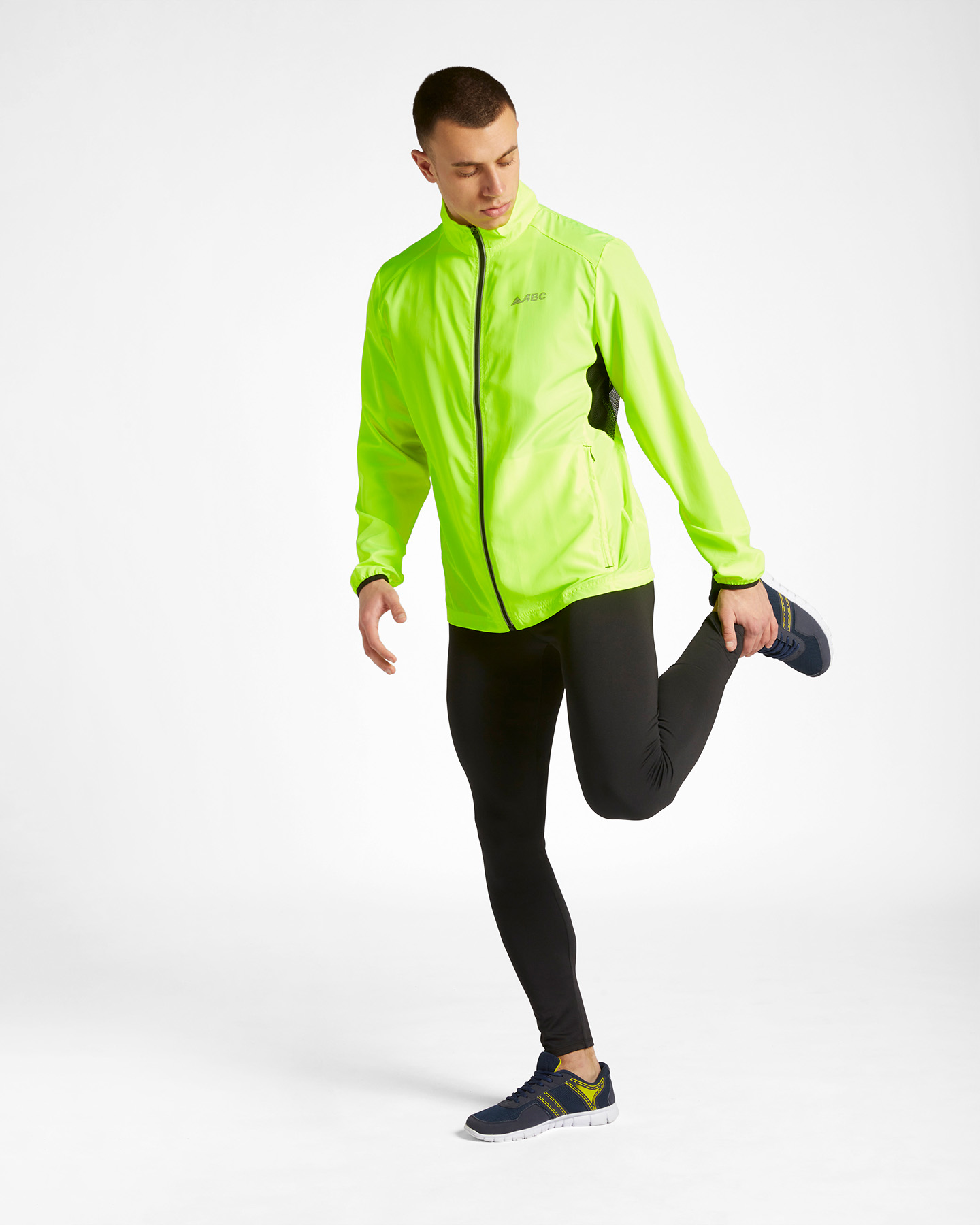 Giacca running ABC RUN MULTCOLORI M - Giallo - 1 | Cisalfa Sport