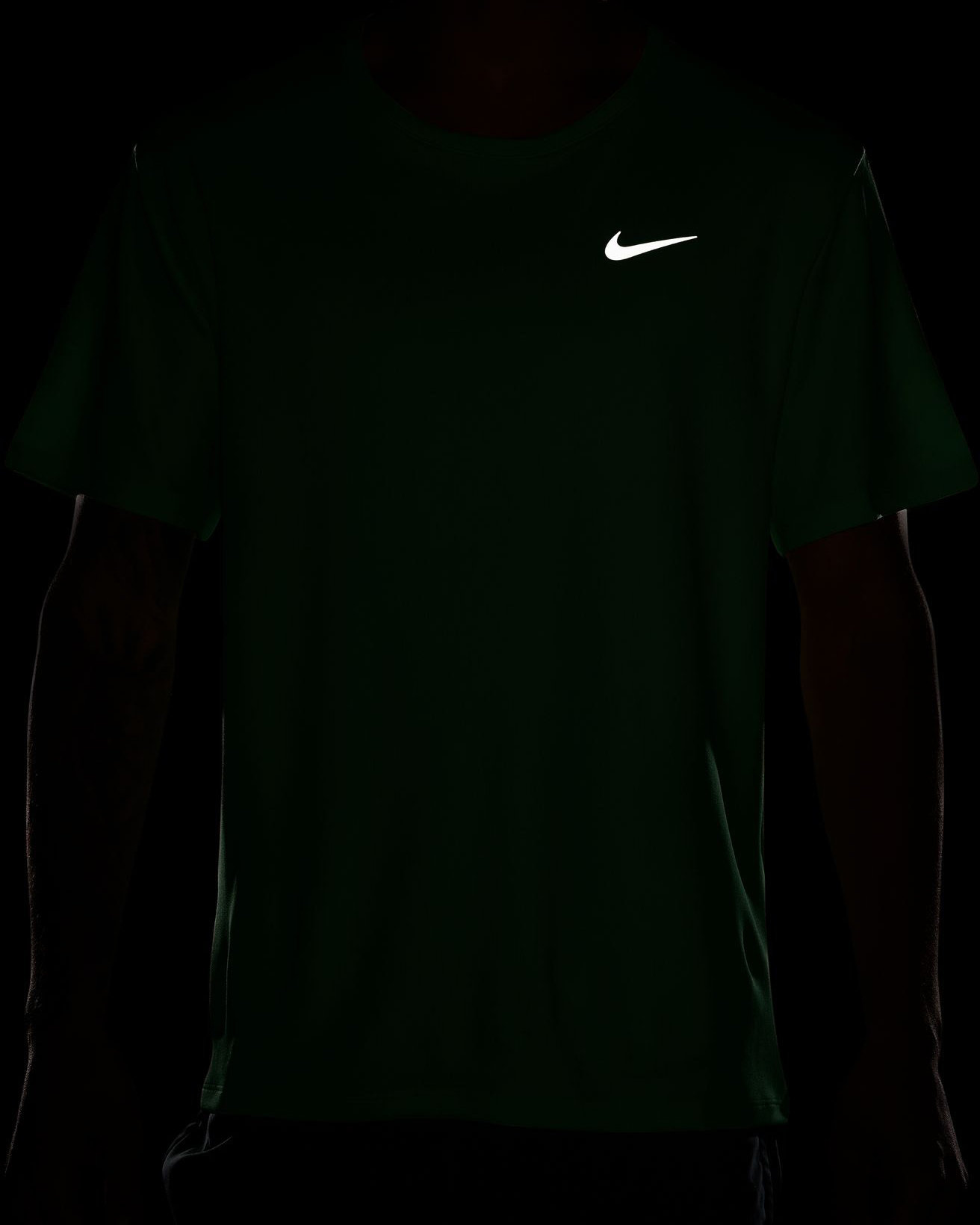 T-shirt running NIKE MILER M - Verde - 4 | Cisalfa Sport