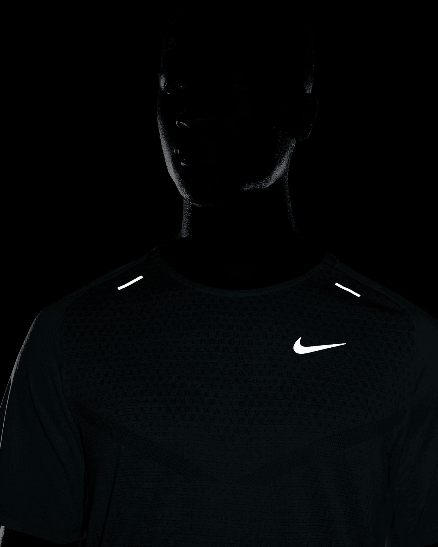 T-shirt running NIKE DRI FIT ADVANTAGE M - Grigio - 6 | Cisalfa Sport