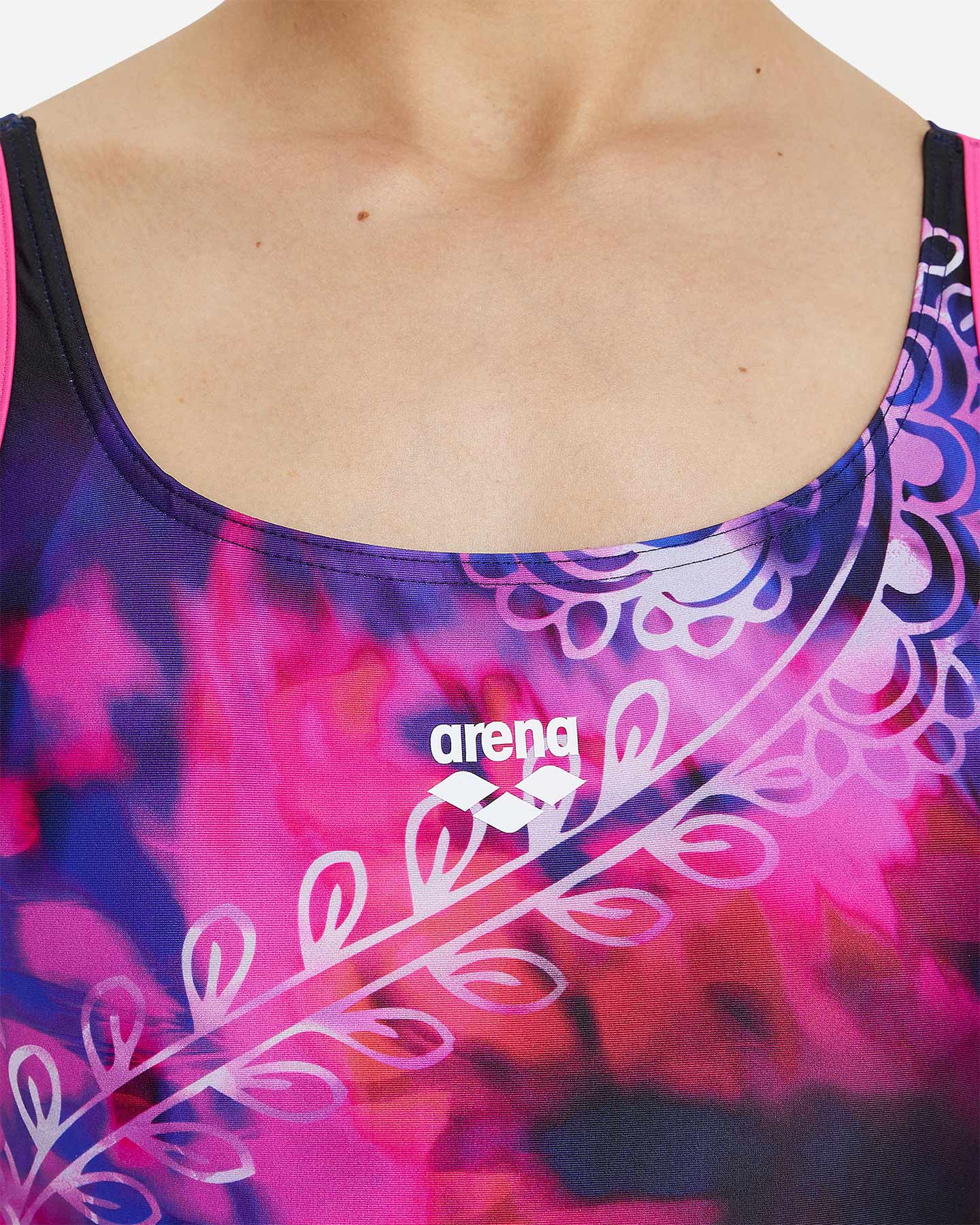 Costume piscina ARENA PLACEMENT U BACK W - Blu Navy - 4 | Cisalfa Sport