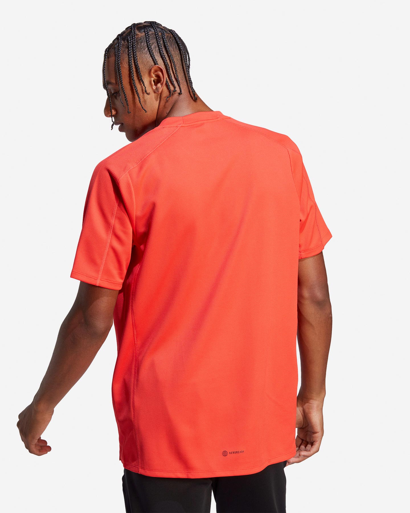 T-shirt training ADIDAS BASIC M - Rosso - 2 | Cisalfa Sport