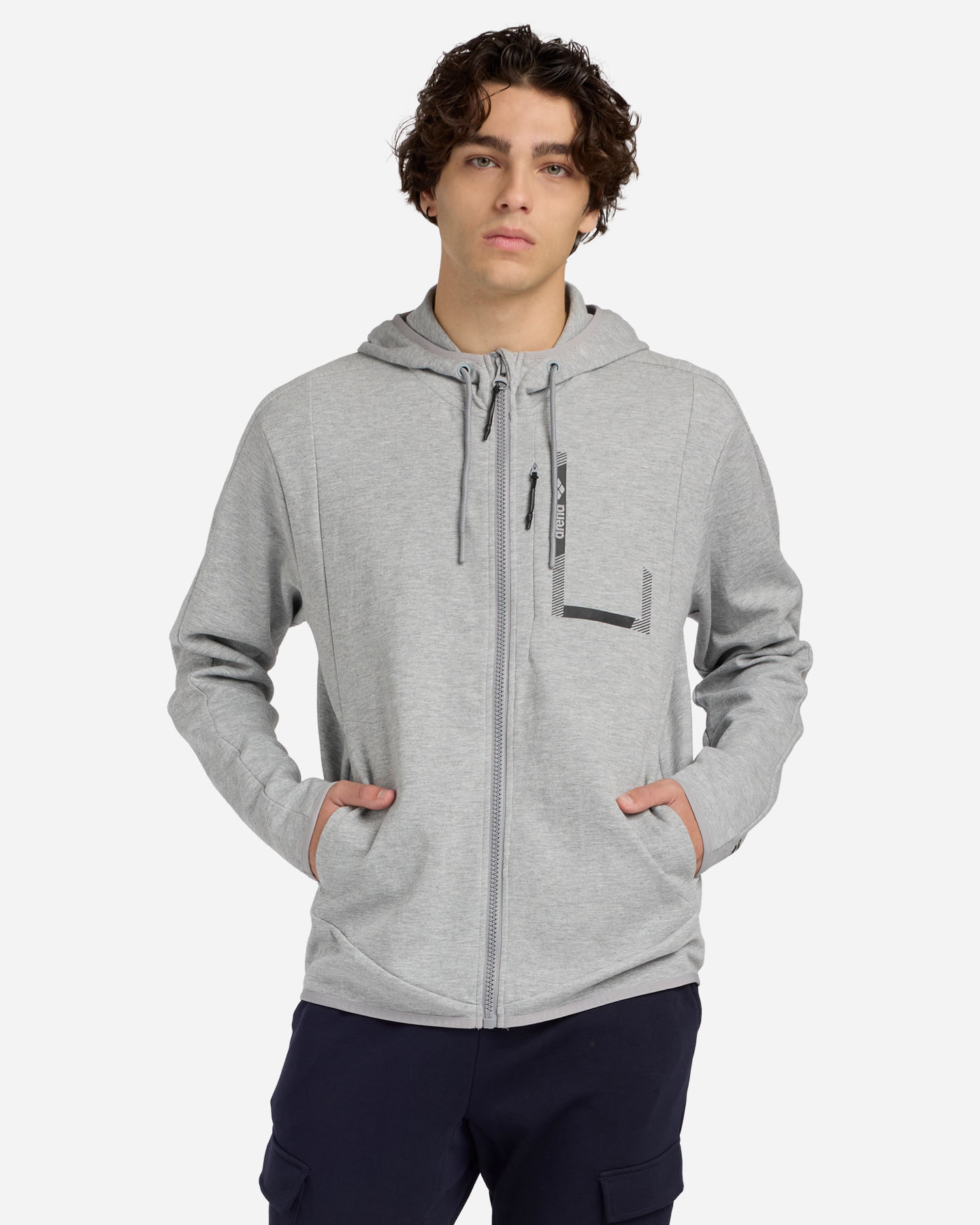 Felpa ARENA EVOLVING ATHLETIC M - Grigio - 1 | Cisalfa Sport