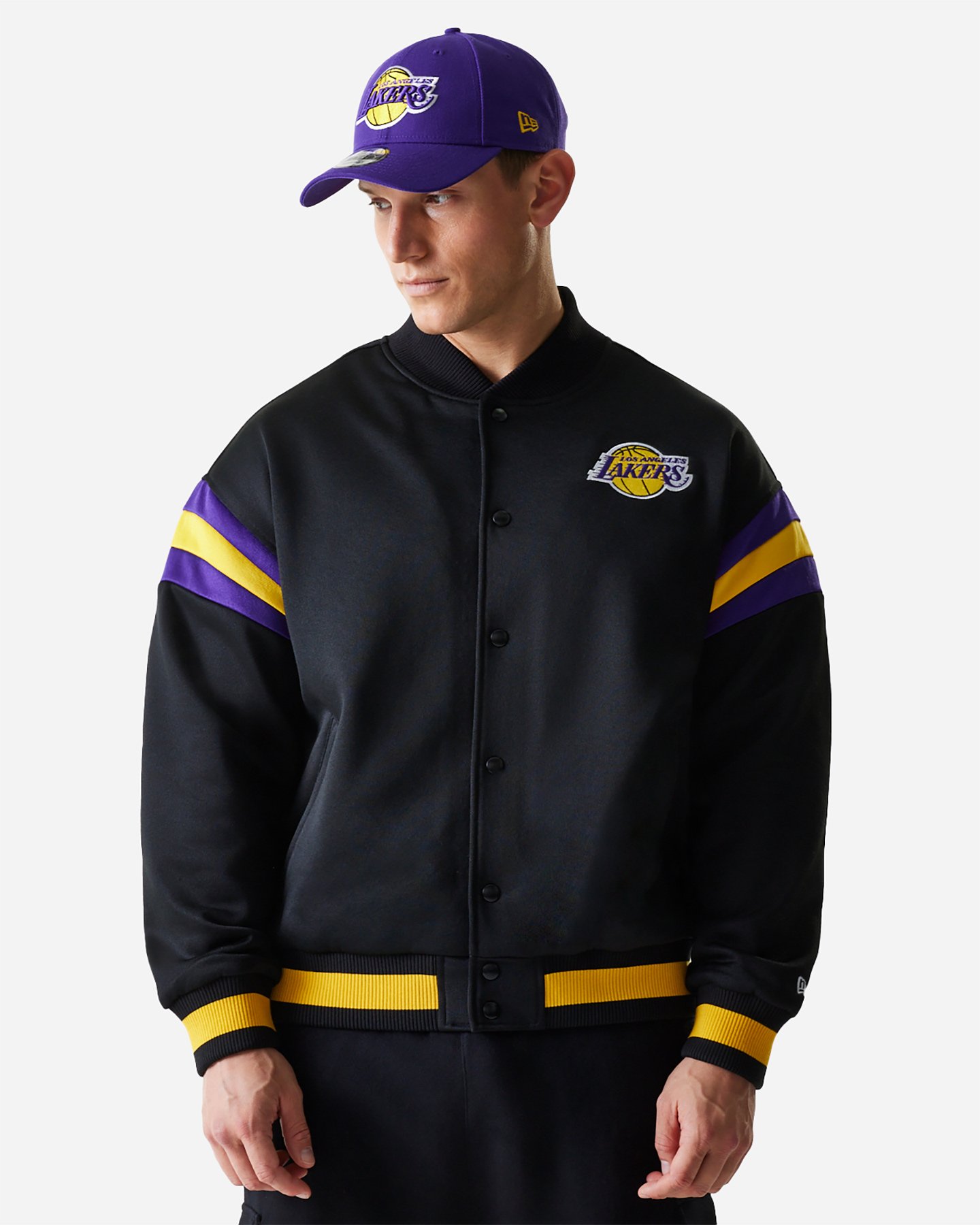 Giacca nba NEW ERA LOS ANGELES LAKERS M - Nero - 0 | Cisalfa Sport