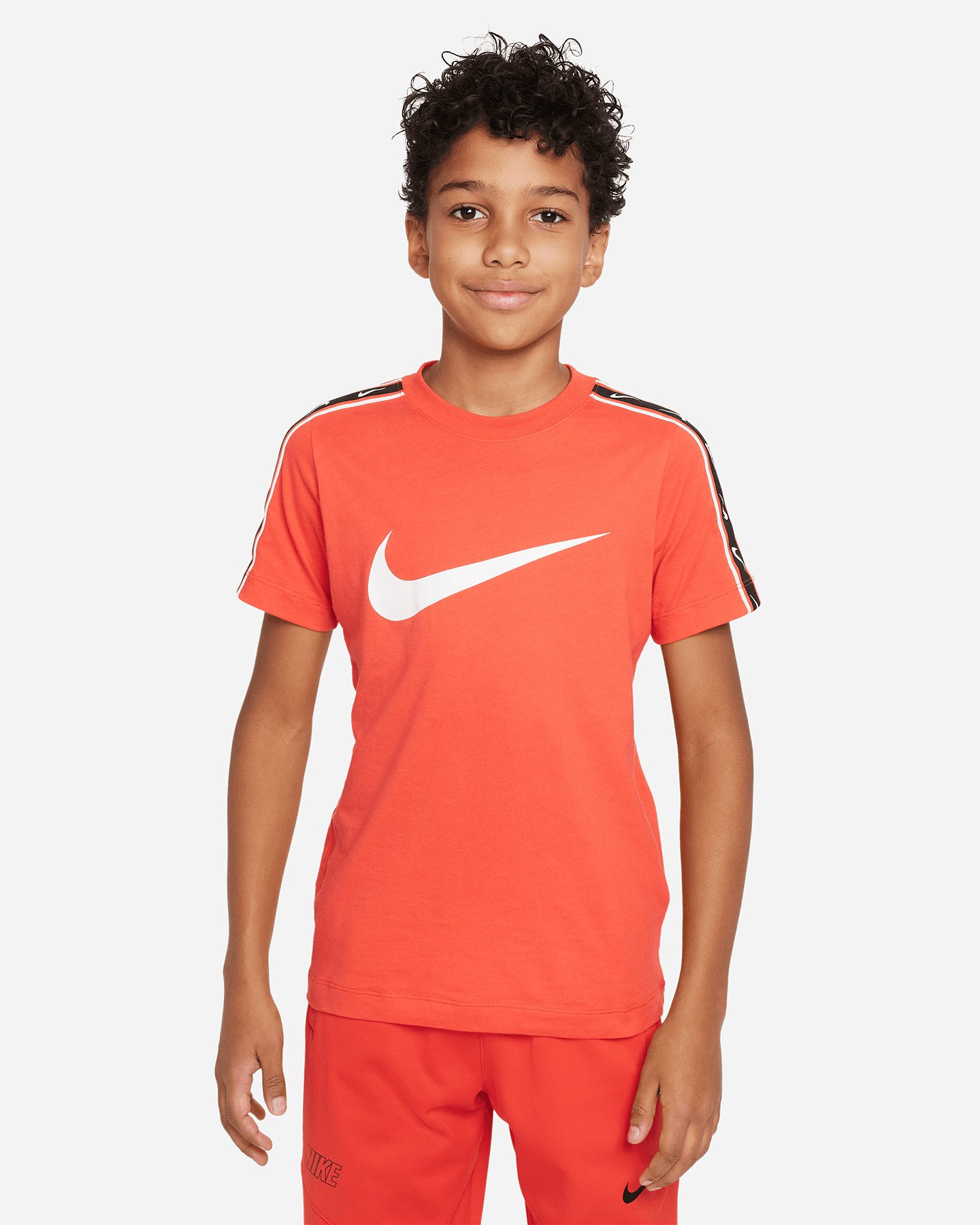 T-shirt NIKE REPEAT TAPE JR - Rosso - 0 | Cisalfa Sport