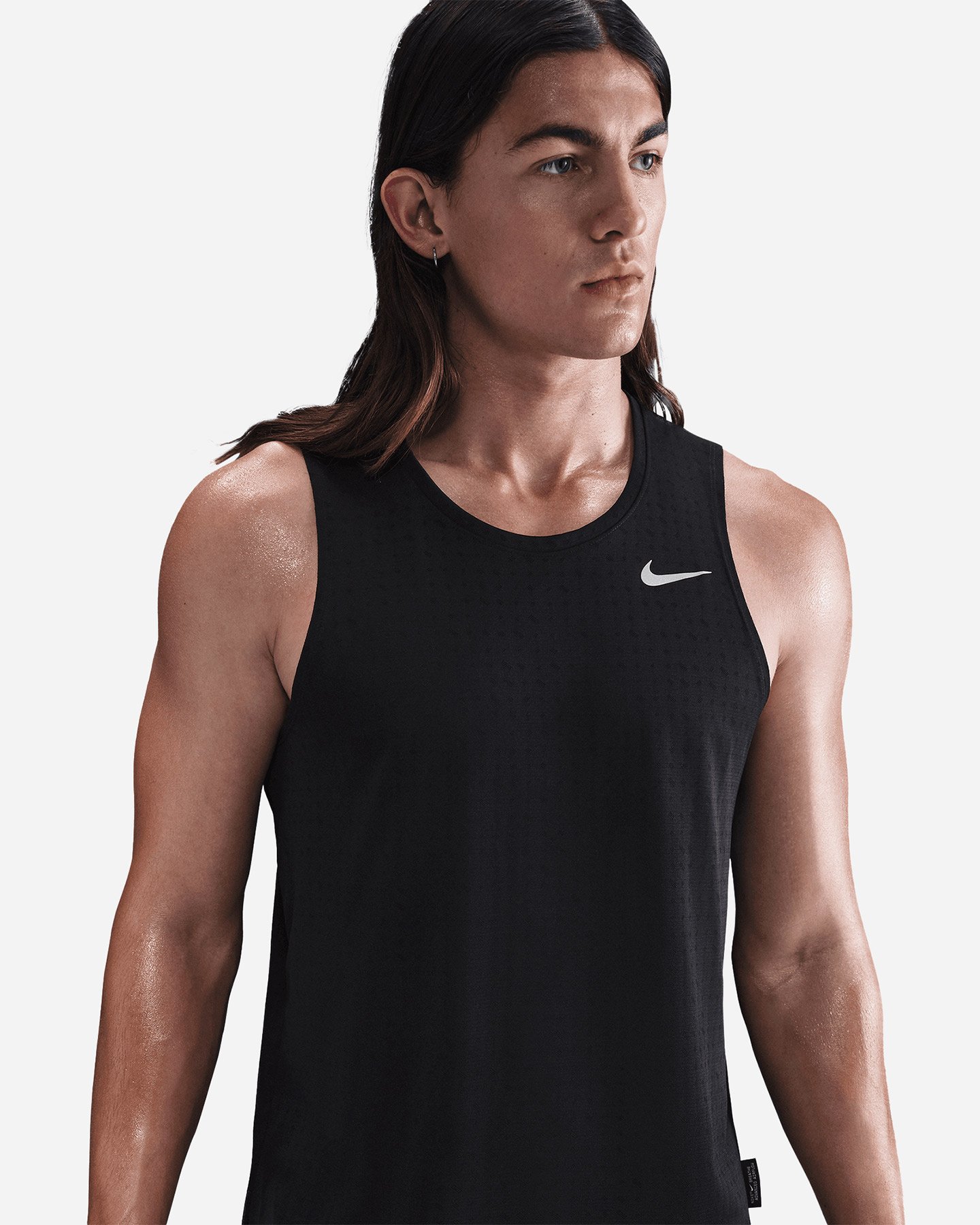 Canotta running NIKE BREATHE MILER M - Nero - 5 | Cisalfa Sport