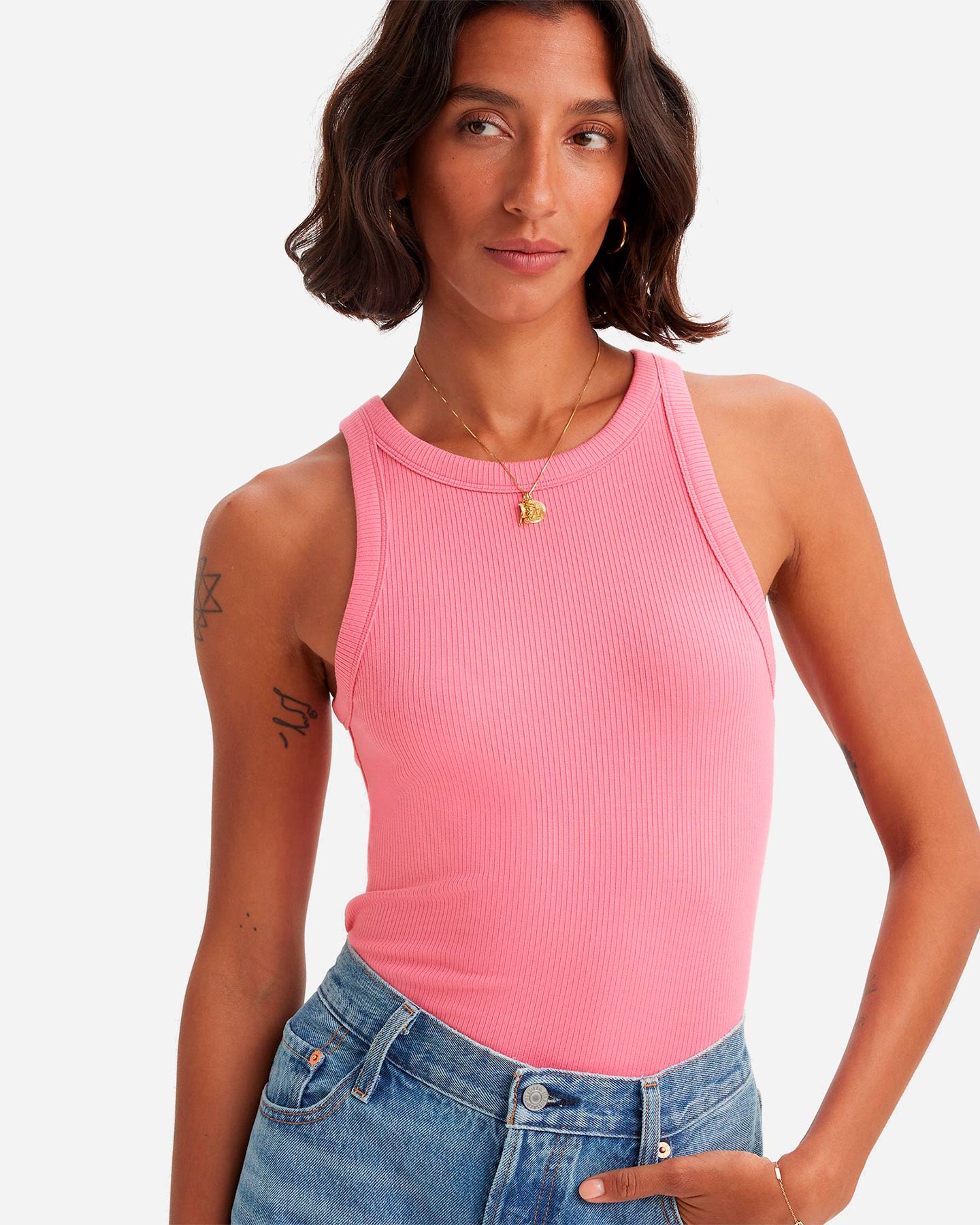 Canotta LEVI'S BASIC W - Rosa - 3 | Cisalfa Sport