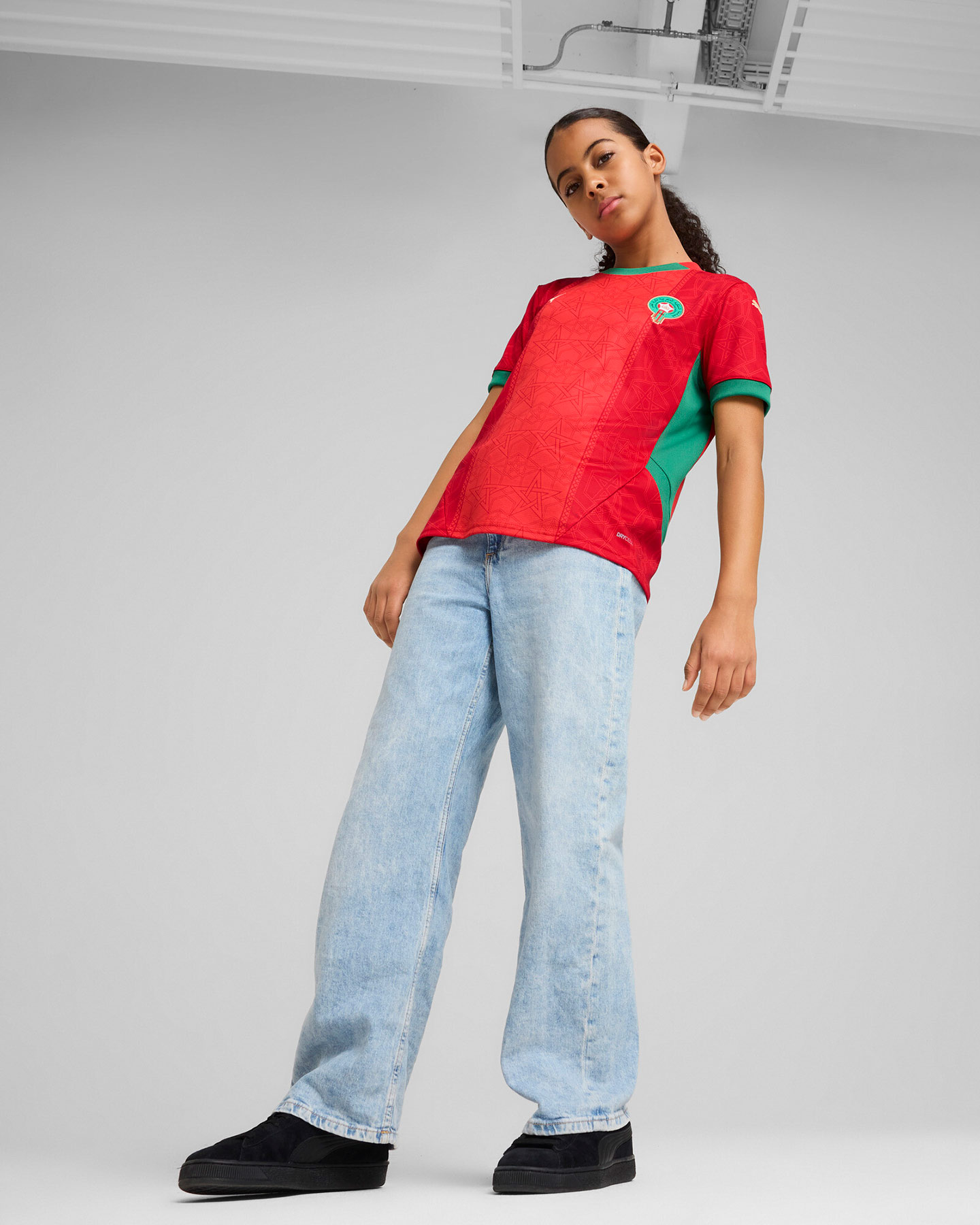 Maglia calcio ufficiale PUMA MAROCCO HOME REPLICA JR - Color mix - 4 | Cisalfa Sport