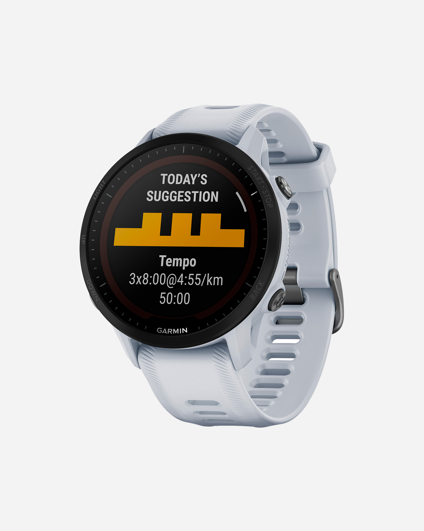 Orologio multifunzione GARMIN FORERUNNER 955 SOLAR  - Bianco - 2 | Cisalfa Sport