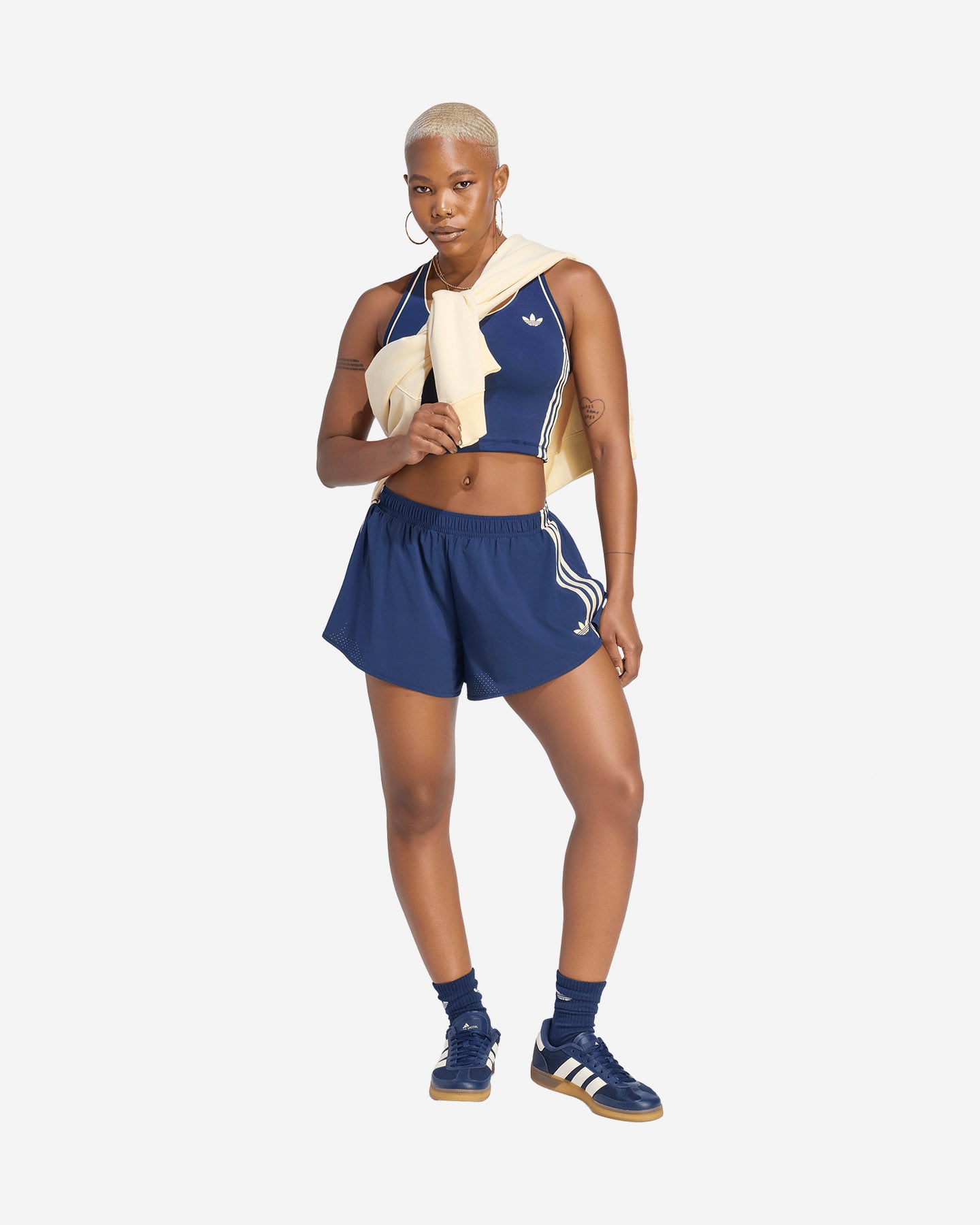 Short training ADIDAS ORIGINALS SPORT W - Blu - 2 | Cisalfa Sport
