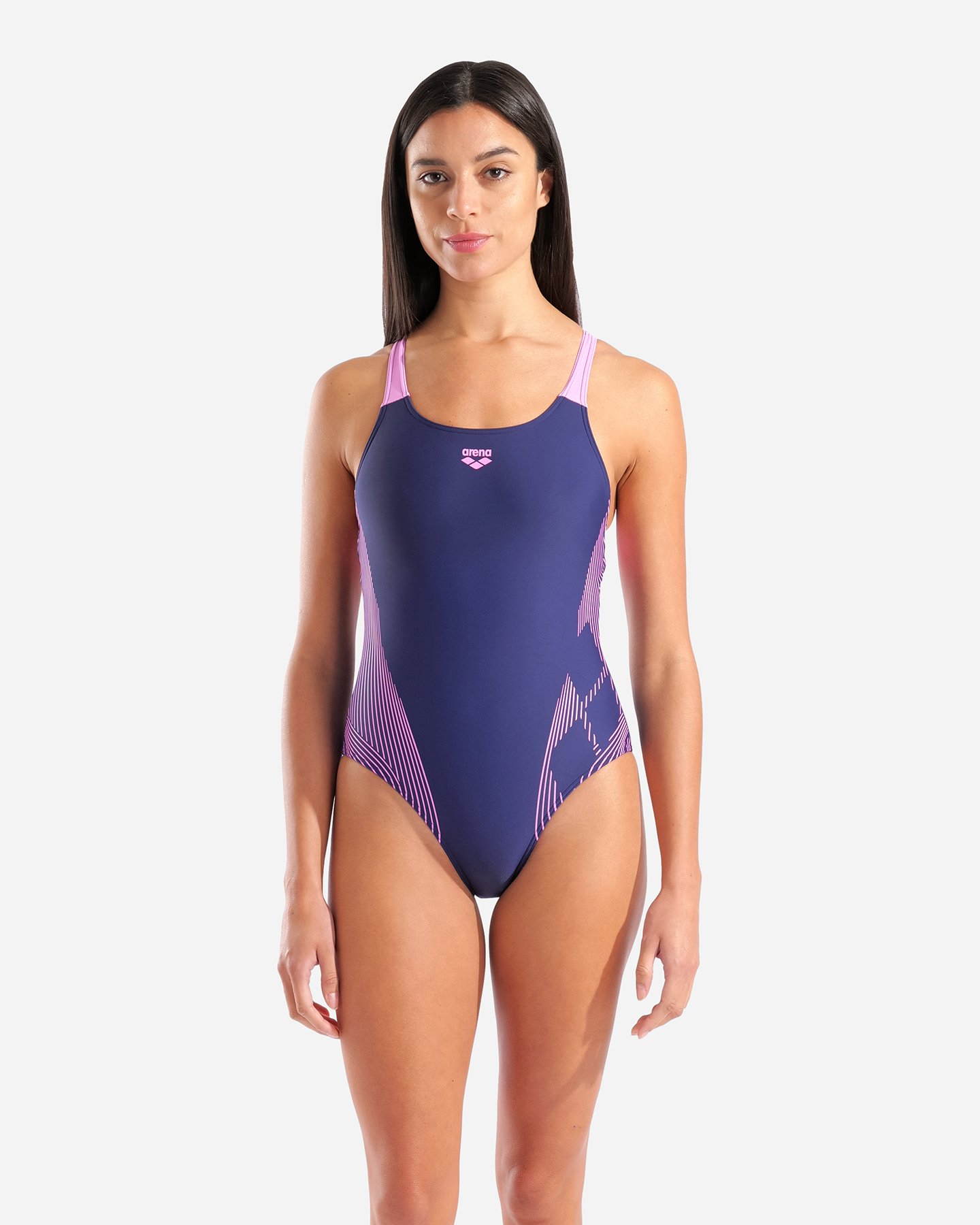 Costume piscina ARENA LILY W - Blu Navy - 0 | Cisalfa Sport