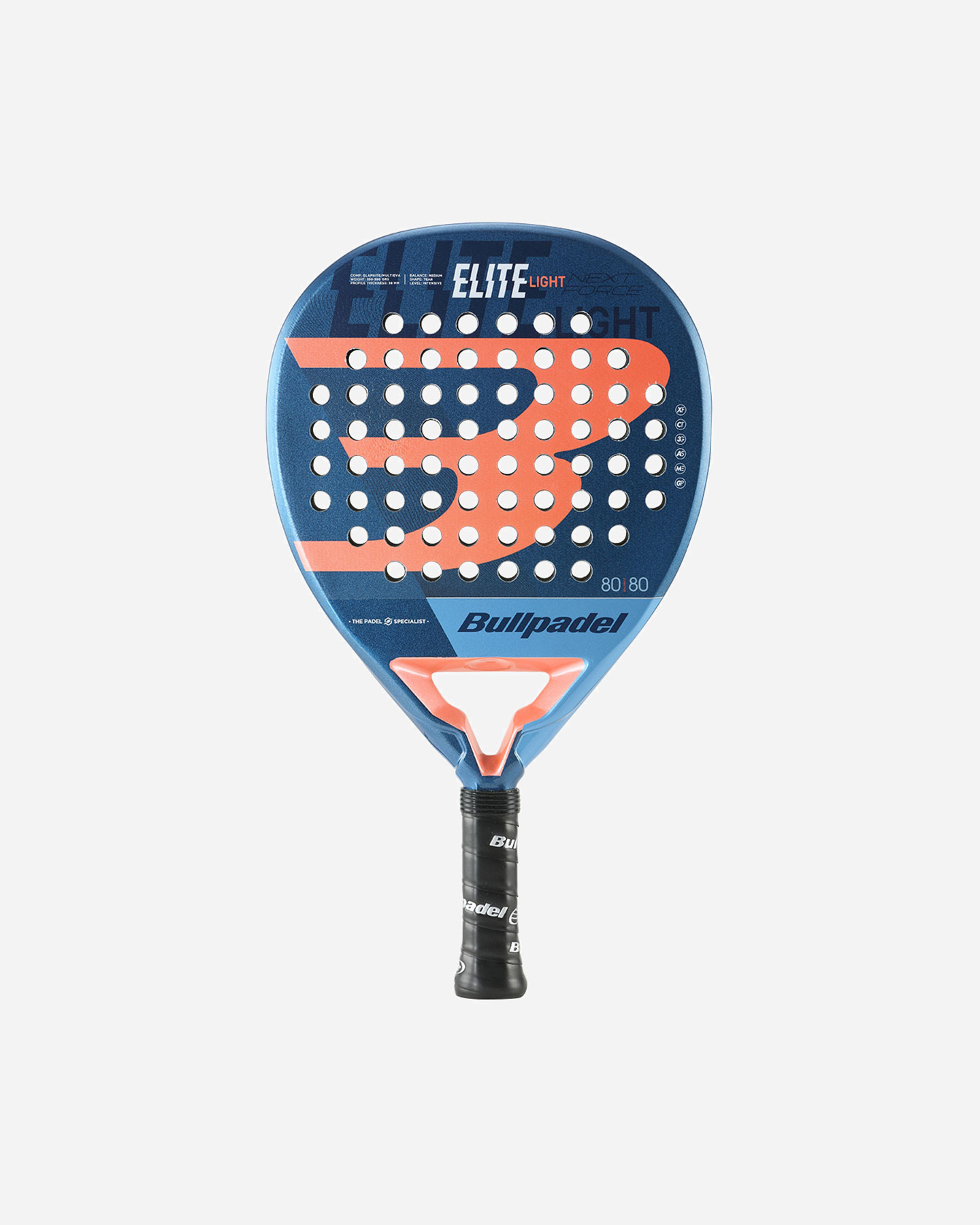 Racchetta padel intermedia BULLPADEL ELITE LIGHT PADEL  - Azzurro - 0 | Cisalfa Sport